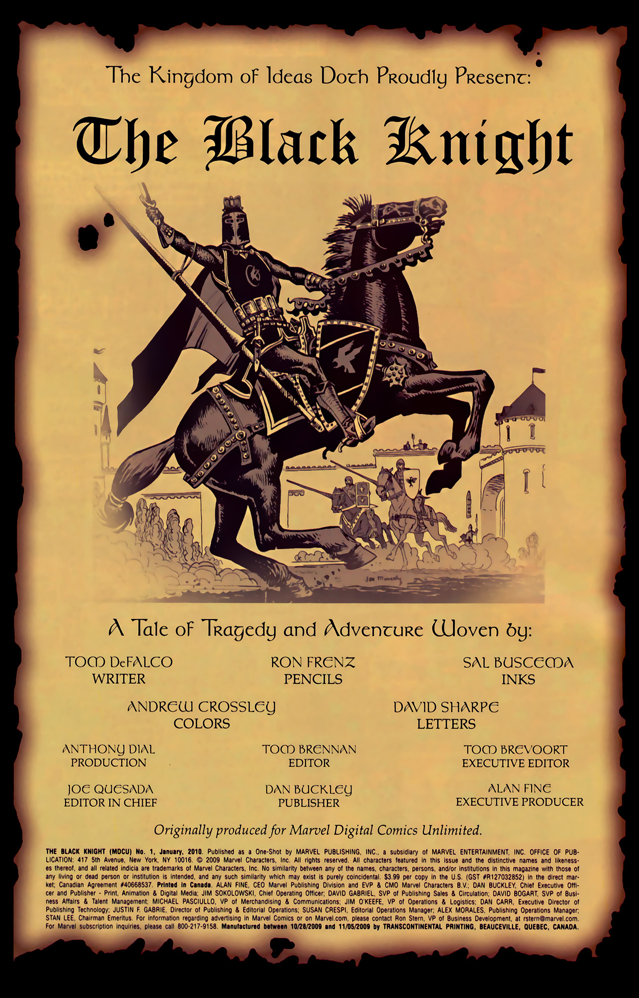 Black Knight (2010) Issue #1 #1 - English 2