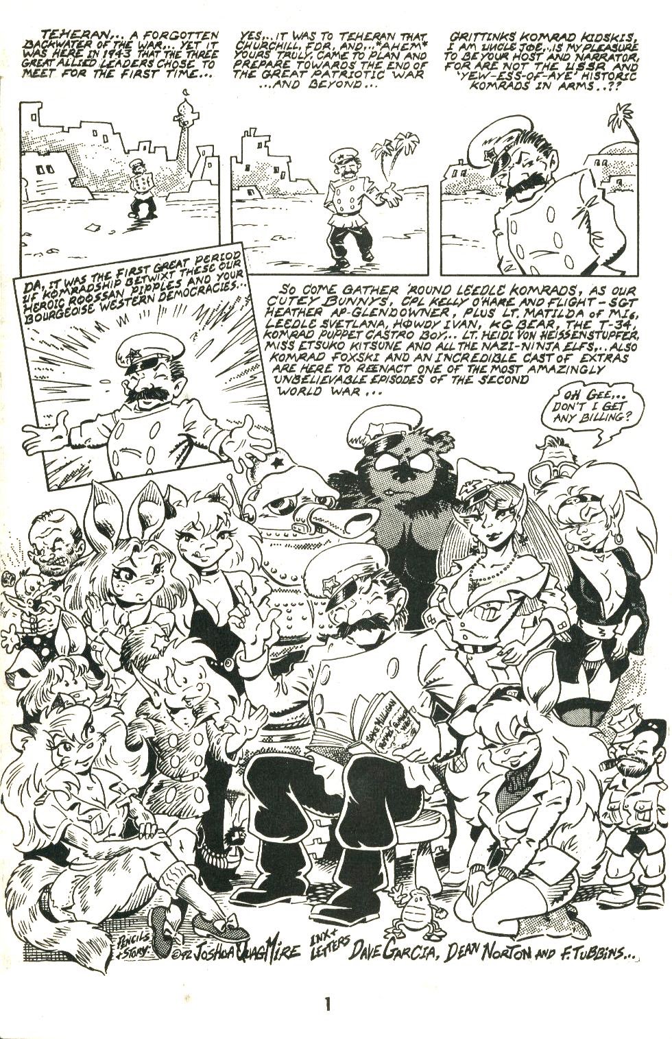 Read online Uncle Joe's Commie Book Featuring Cutey Bunny comic -  Issue # Full - 4