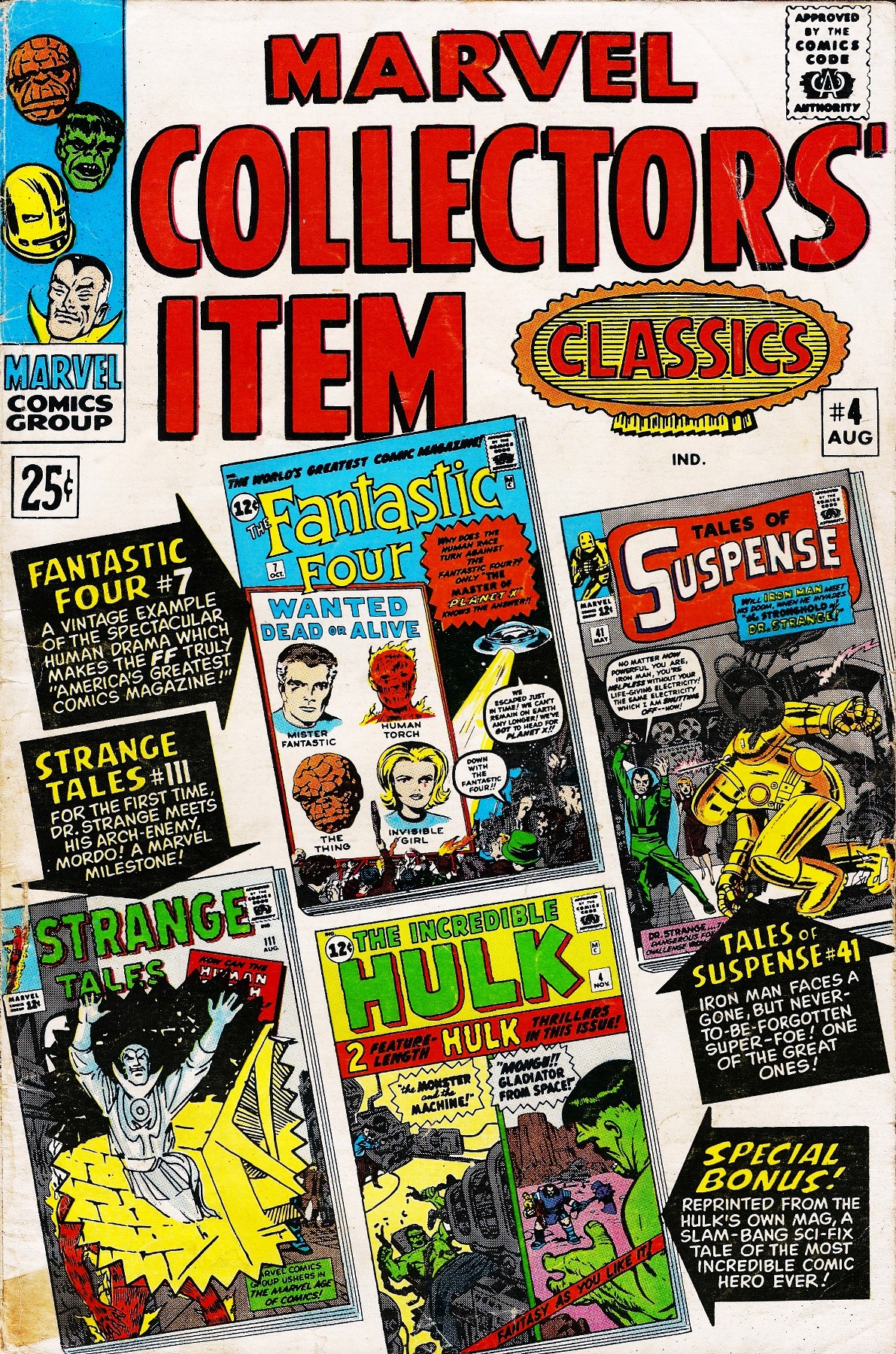 Read online Marvel Collectors' Item Classics comic -  Issue #4 - 1