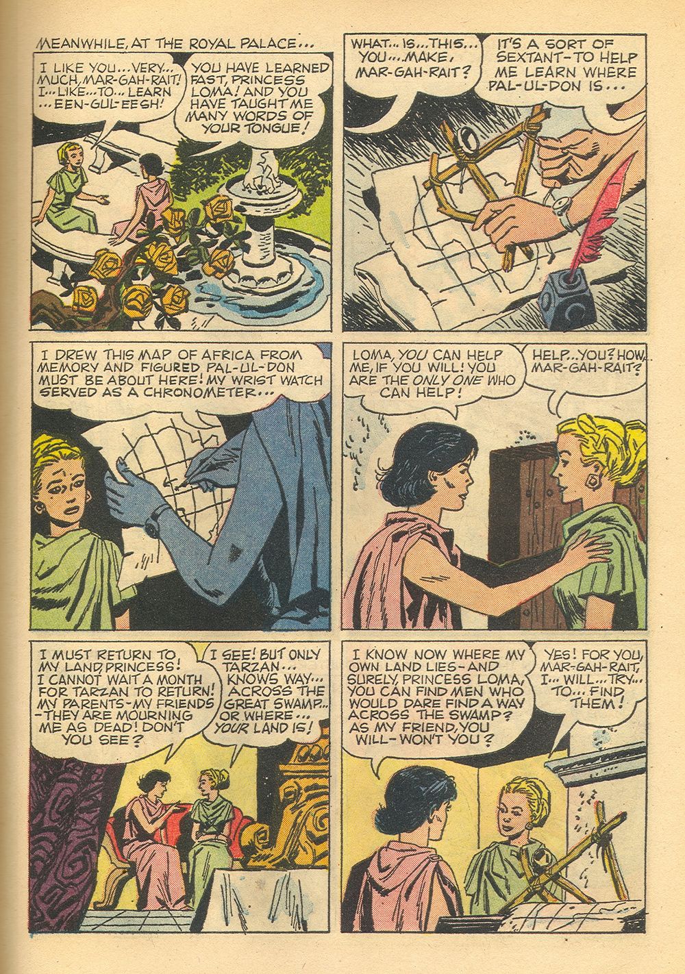 Read online Tarzan (1948) comic -  Issue #51 - 77