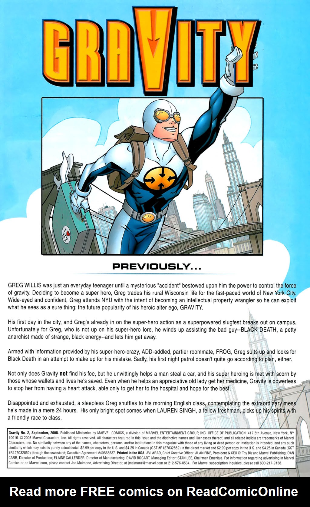 Read online Gravity comic -  Issue #2 - 2