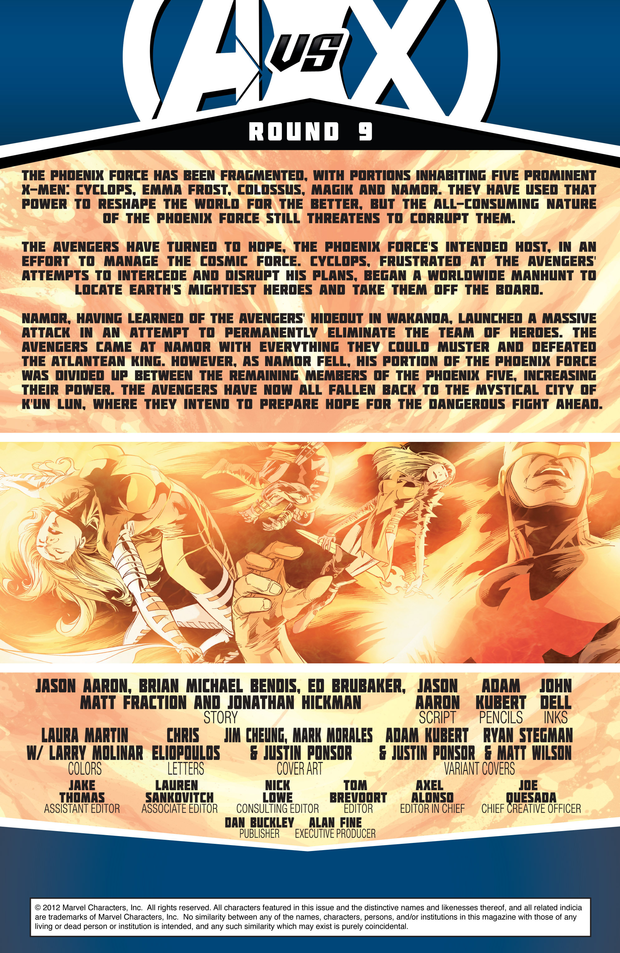 Read online Avengers Vs. X-Men comic -  Issue #9 - 2