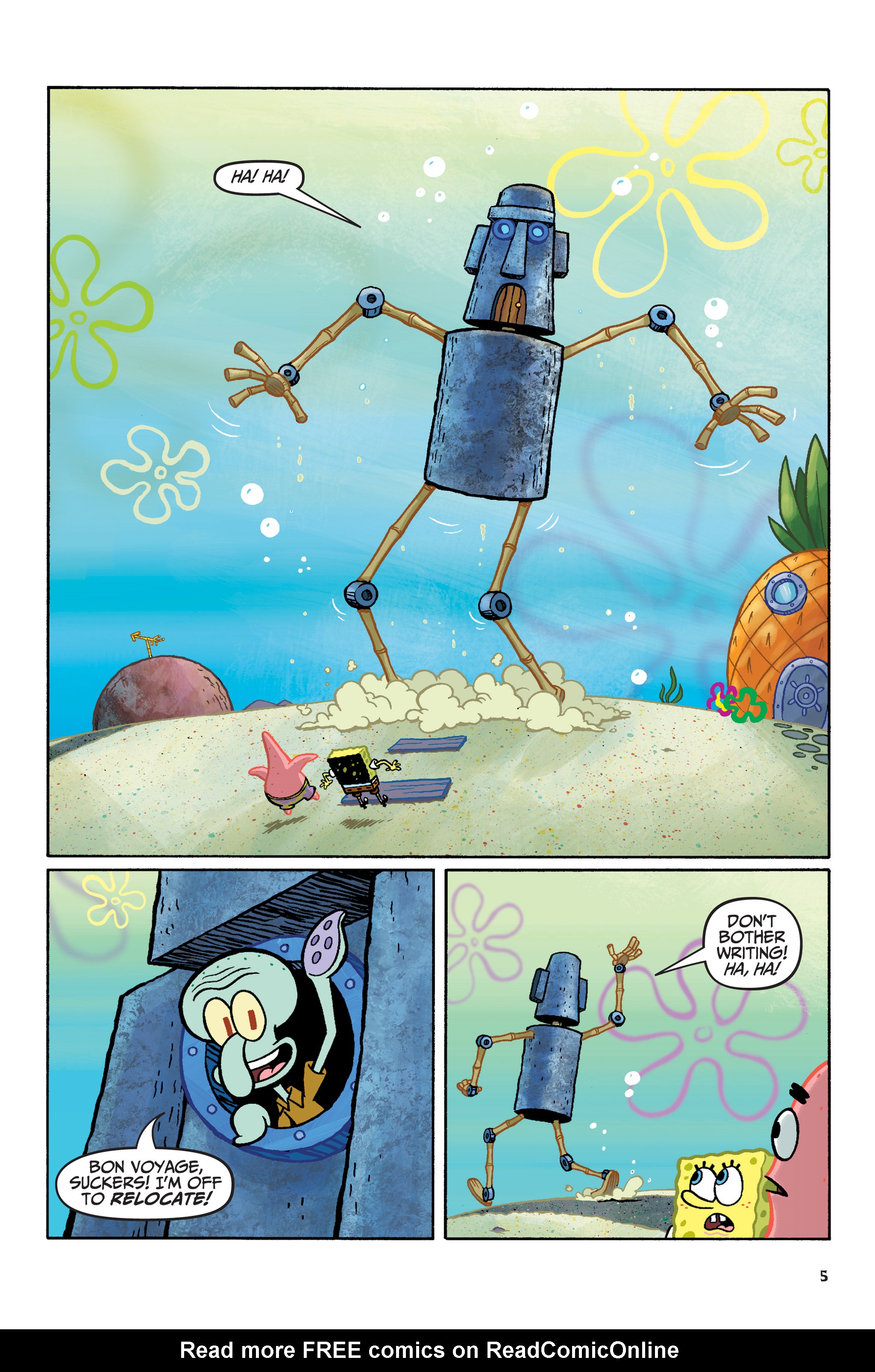 Read online Spongebob Freestyle Funnies comic -  Issue # FCBD 2014 - 7