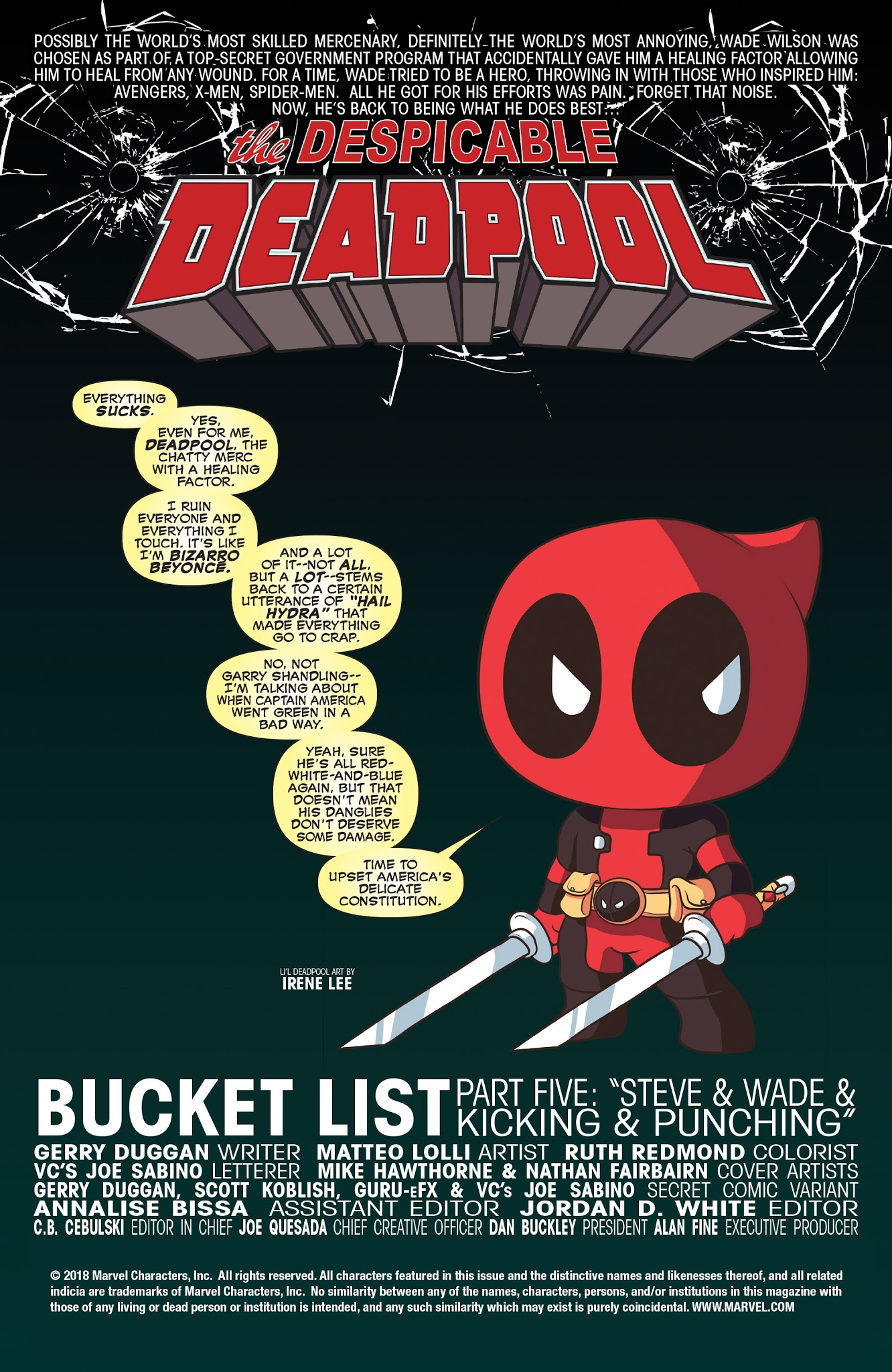 Read online Despicable Deadpool comic -  Issue #296 - 2