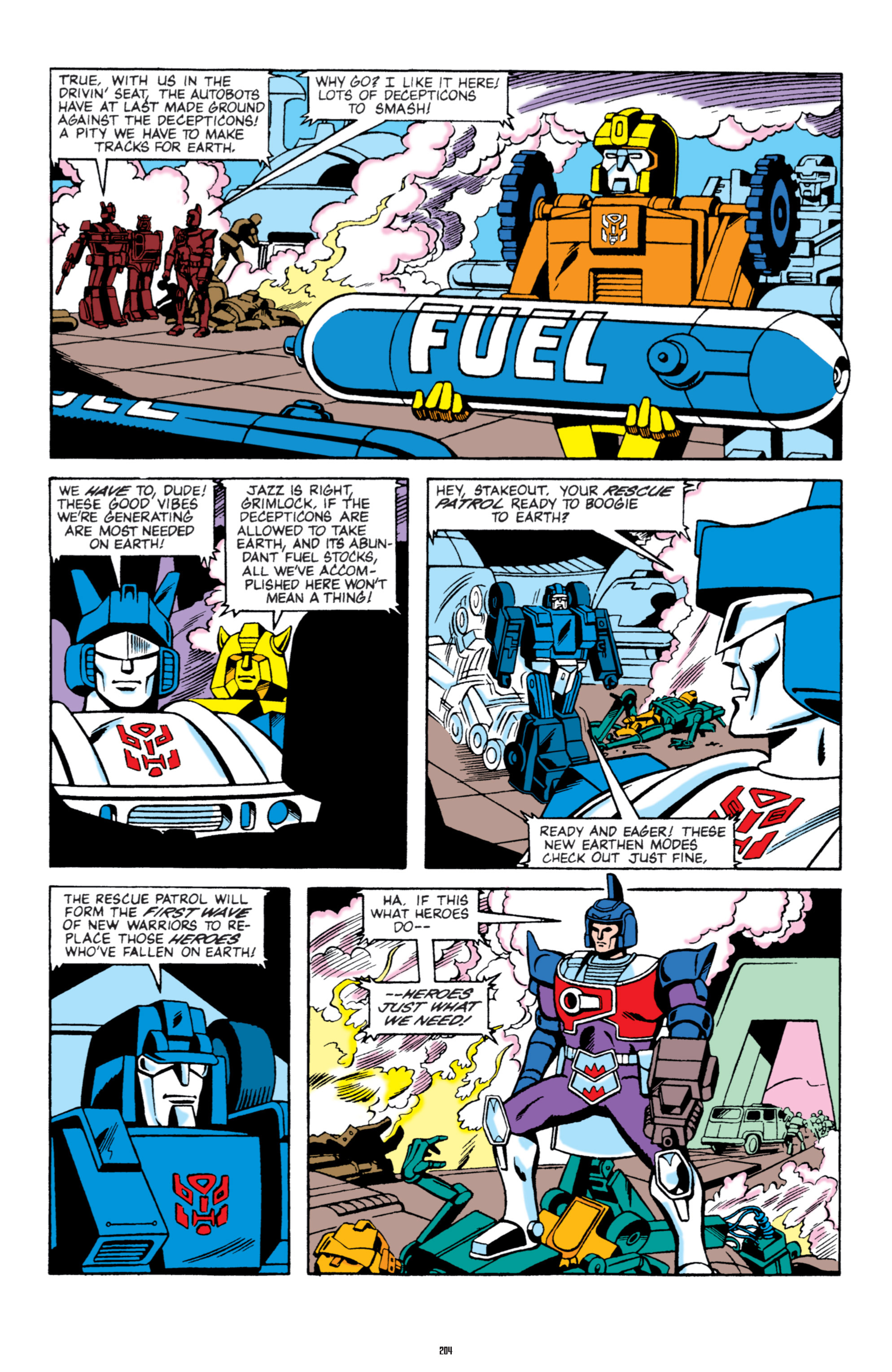 Read online The Transformers Classics comic -  Issue # TPB 5 - 205