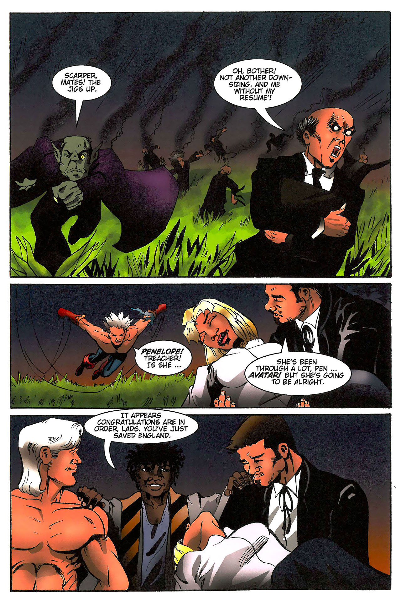 Read online Dave Cockrum's Futurians: Avatar comic -  Issue # TPB - 93