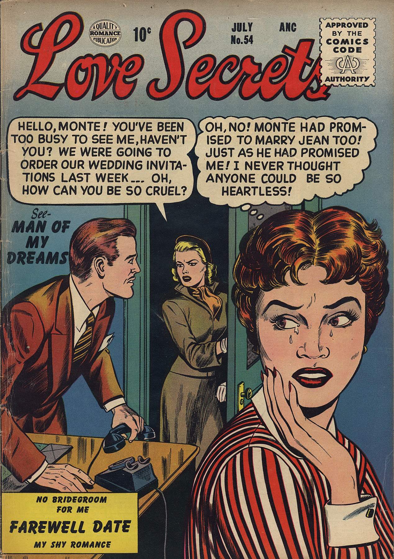 Read online Love Secrets (1953) comic -  Issue #54 - 1