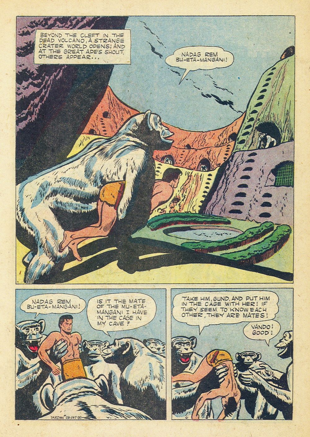 Read online Tarzan (1948) comic -  Issue #58 - 11