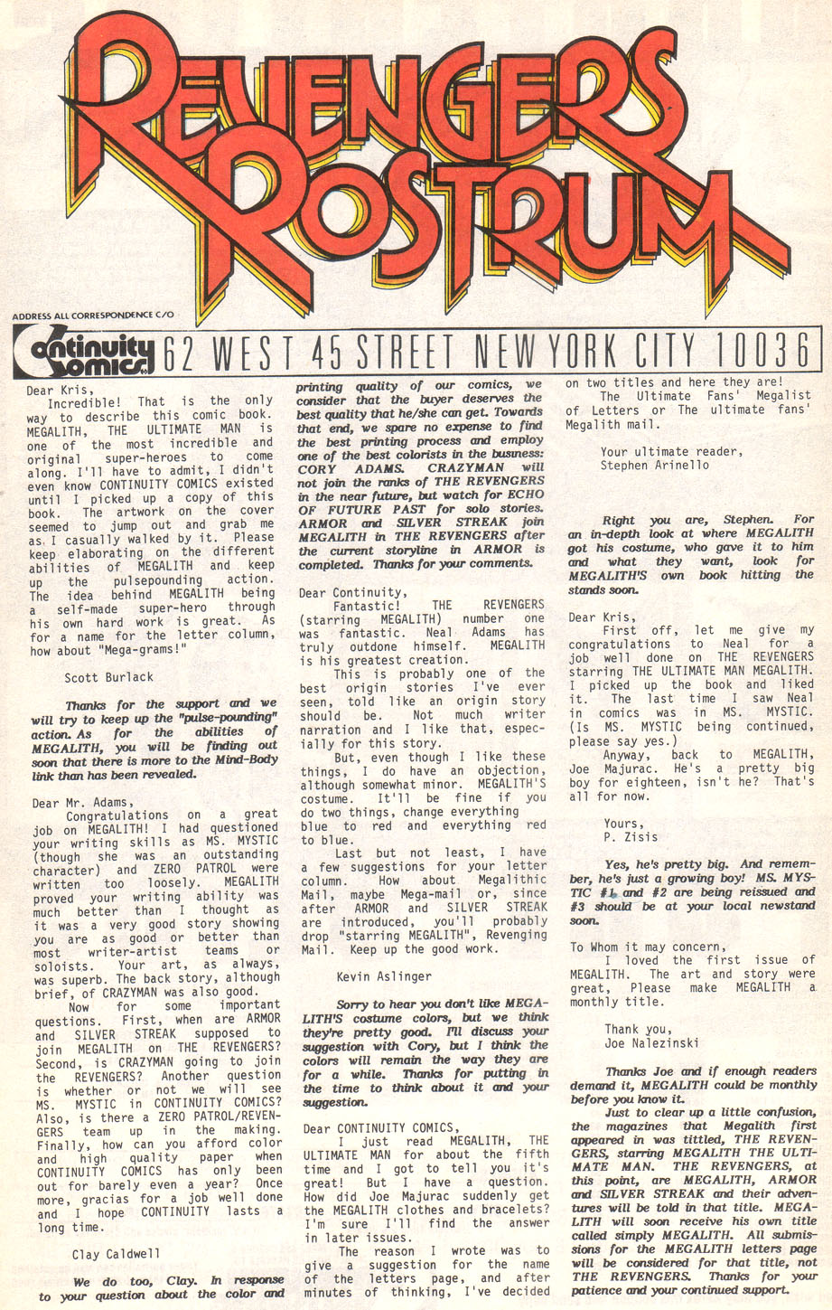 Read online The Revengers featuring Megalith comic -  Issue #4 - 10