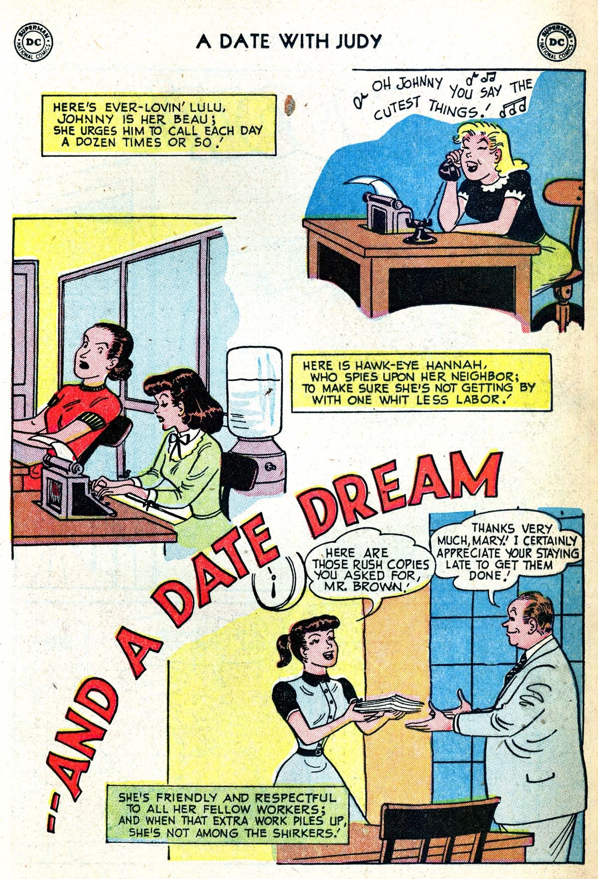Read online A Date with Judy comic -  Issue #33 - 19