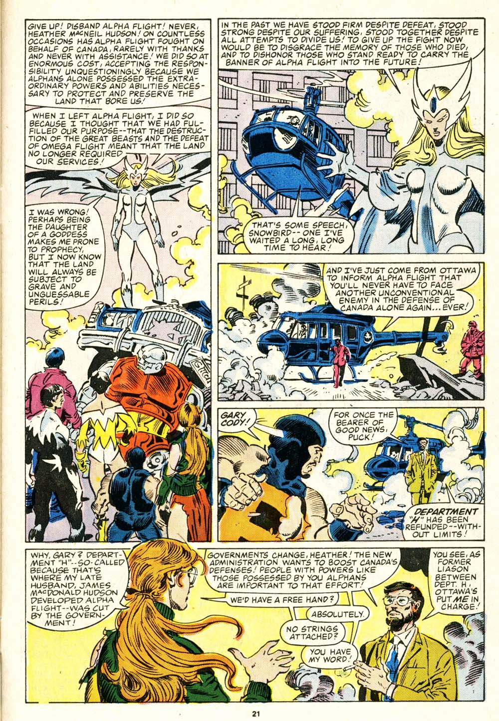 Read online Alpha Flight (1983) comic -  Issue #29 - 22