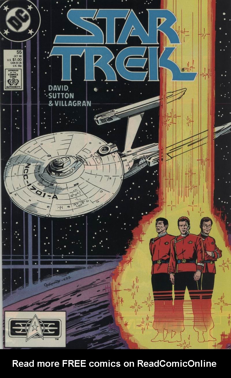 Read online Star Trek (1984) comic -  Issue #55 - 1