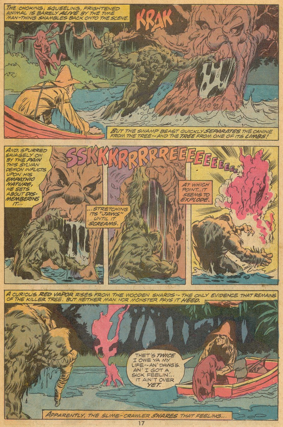 Read online Man-Thing (1974) comic -  Issue #9 - 12