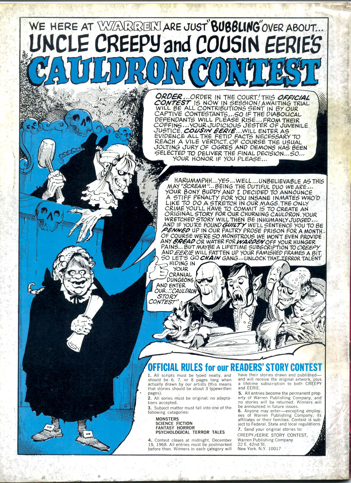 Read online Creepy (1964) comic -  Issue #24 - 51