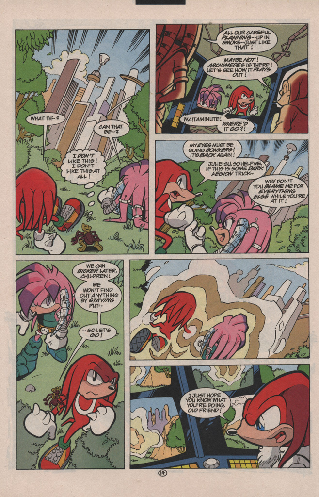 Read online Knuckles the Echidna comic -  Issue #4 - 22