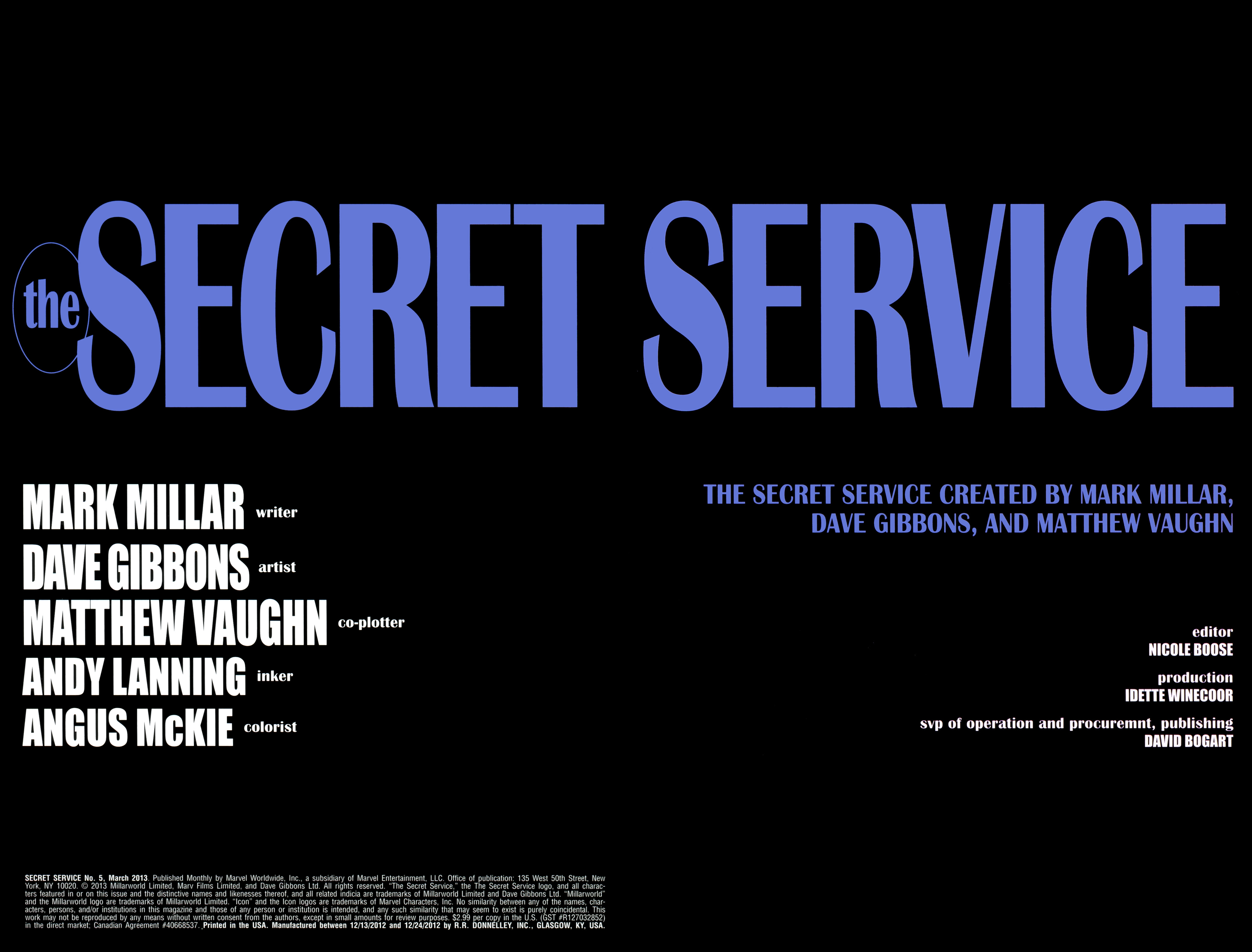 Read online Secret Service comic -  Issue #5 - 2