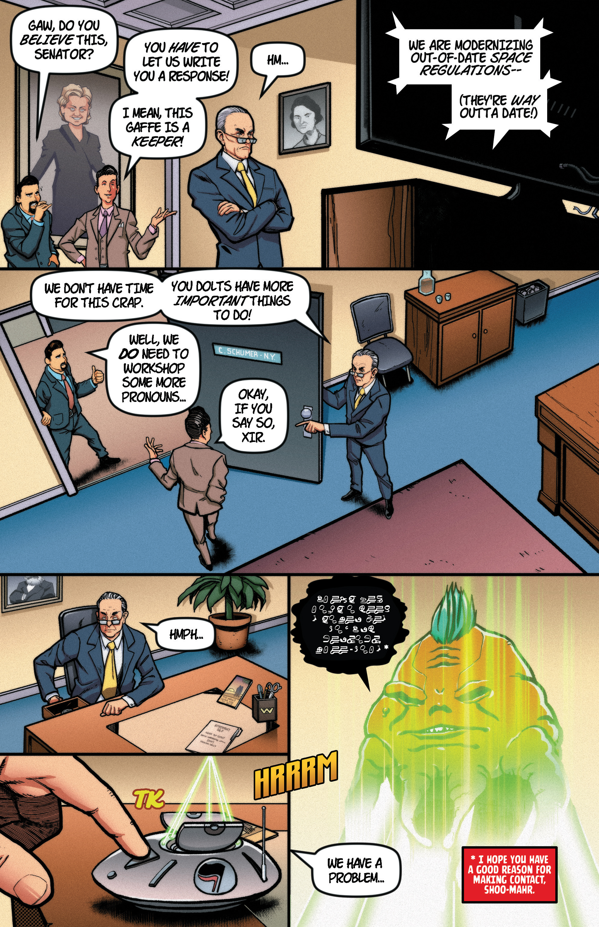 Read online Trump's Space Force comic -  Issue # Full - 4