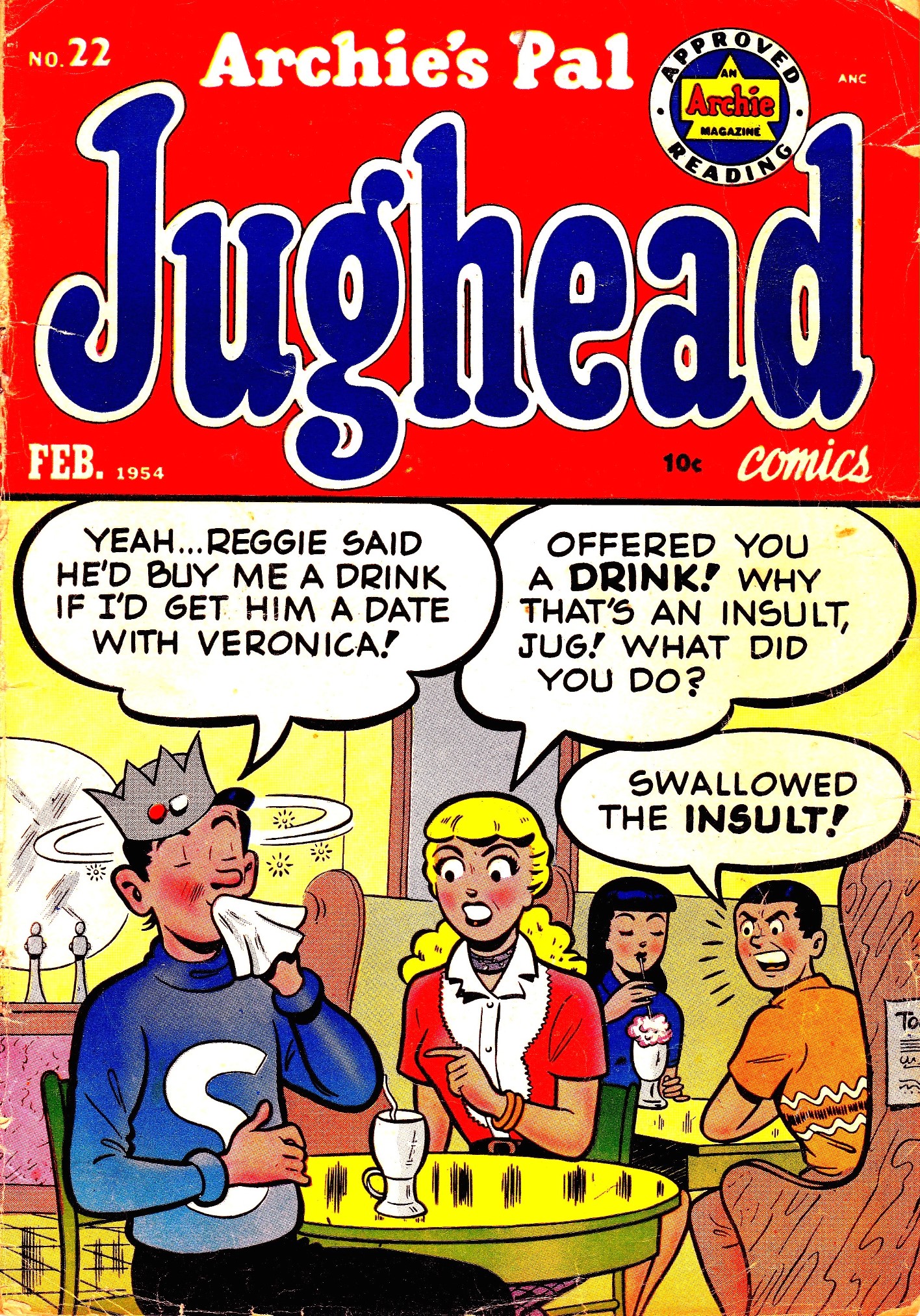 Read online Archie's Pal Jughead comic -  Issue #22 - 1