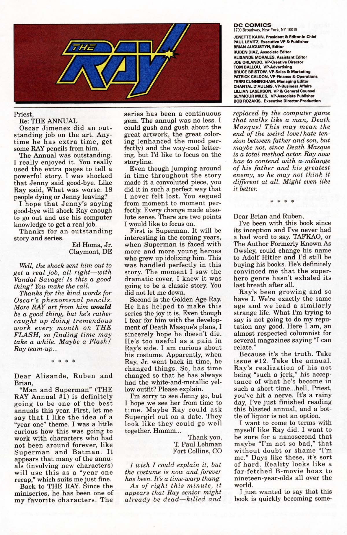 Read online The Ray (1994) comic -  Issue #16 - 26