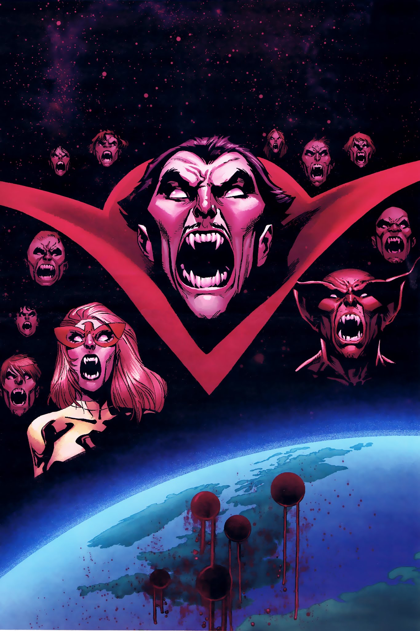 Read online Marvel Vampires Poster Book comic -  Issue # Full - 33