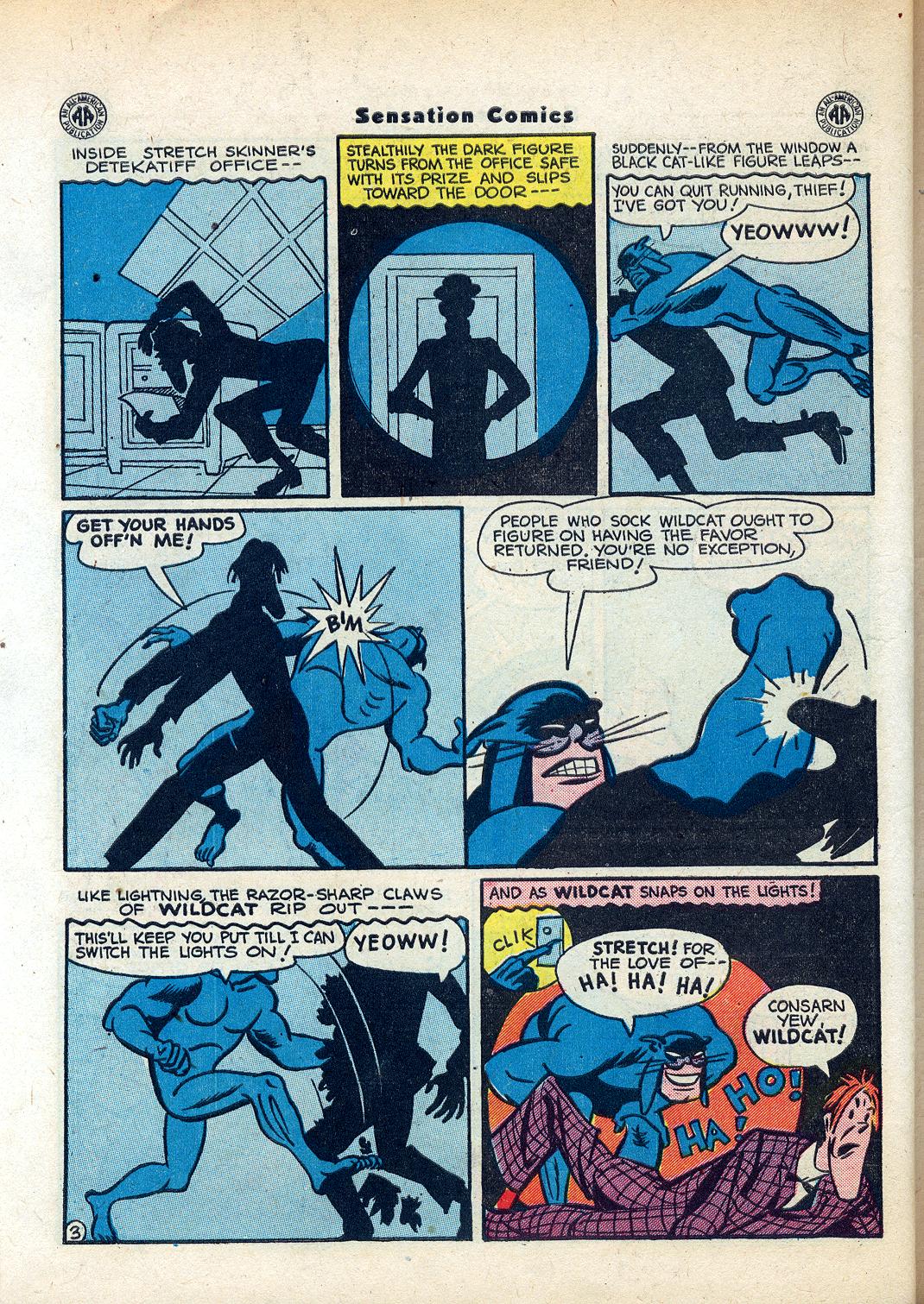 Read online Sensation (Mystery) Comics comic -  Issue #45 - 44