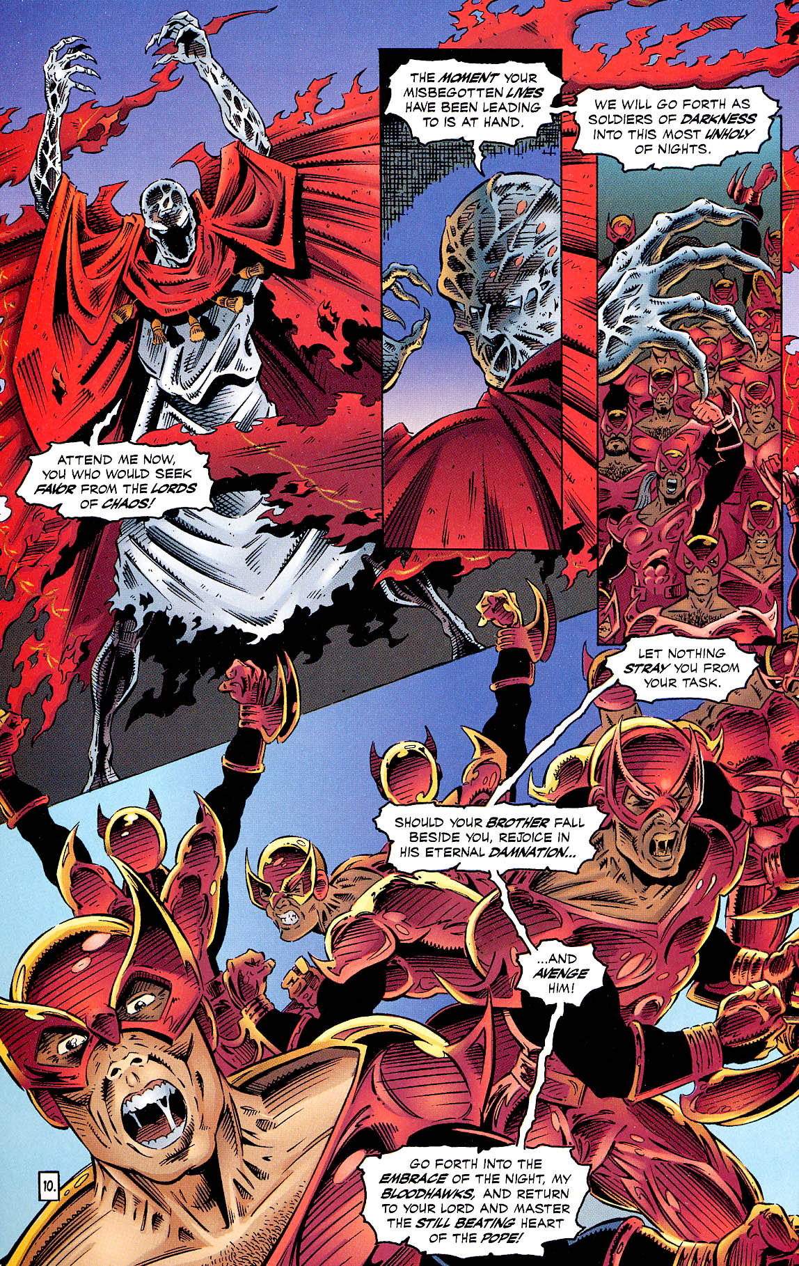 Read online Shadowhawk/Vampirella: Creatures of the Night comic -  Issue # Full - 9