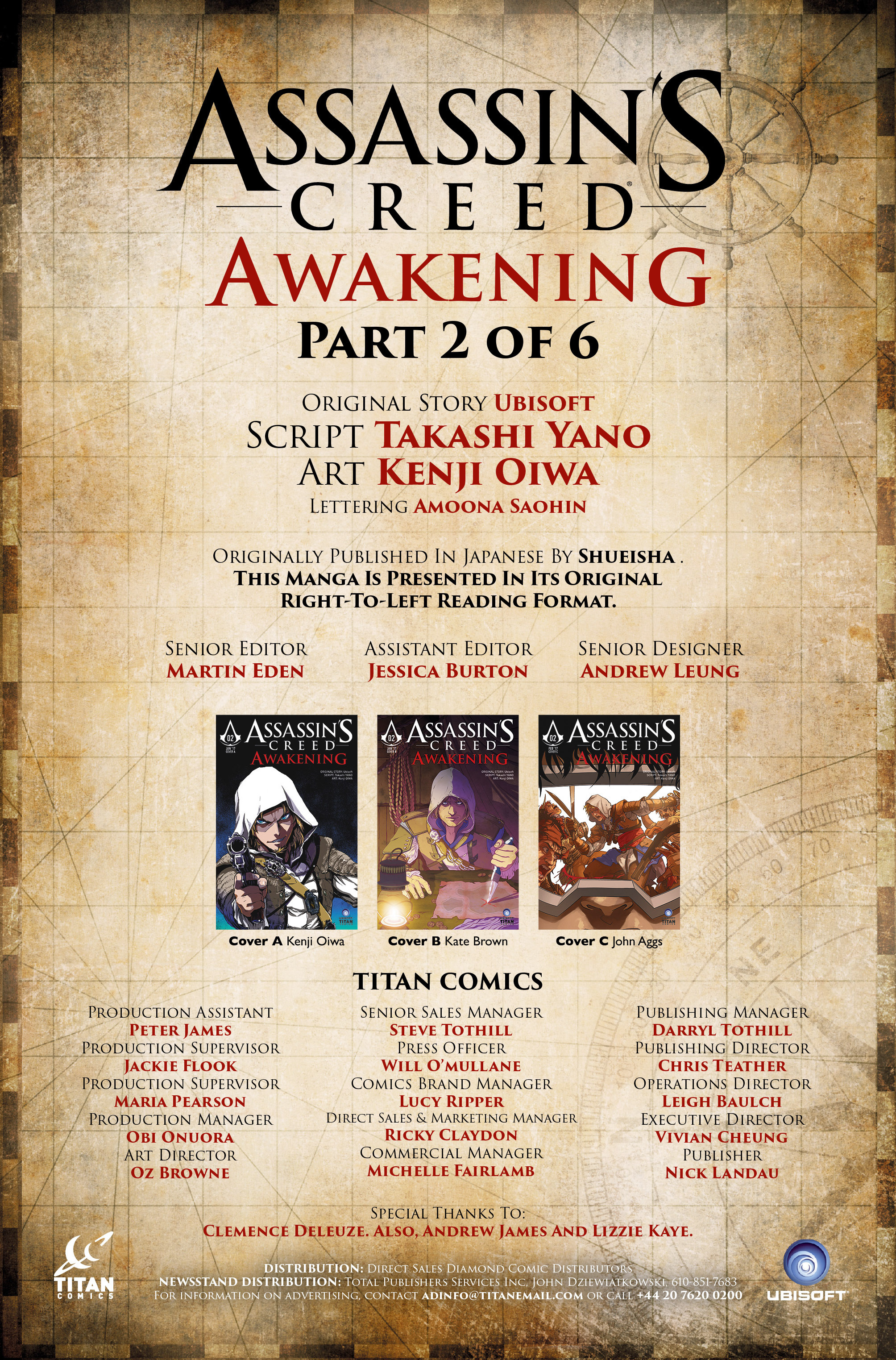 Read online Assassin's Creed: Awakening comic -  Issue #2 - 2