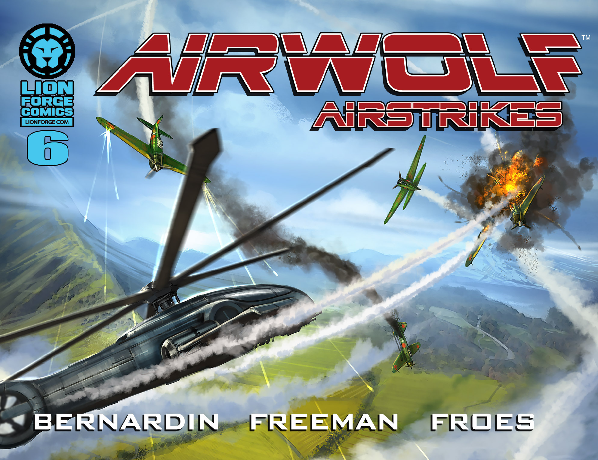 Read online Airwolf Airstrikes comic -  Issue #6 - 2