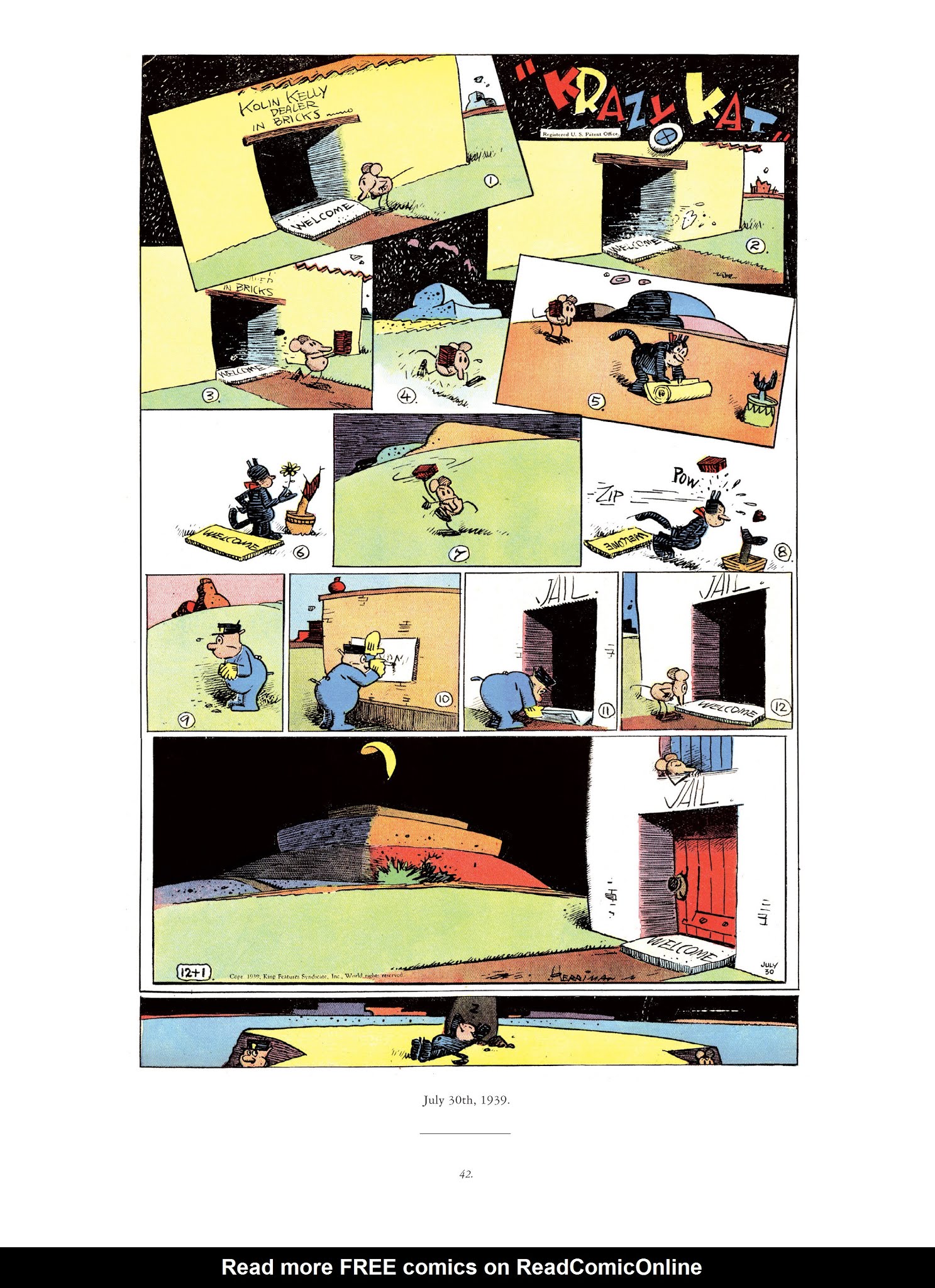 Read online Krazy & Ignatz comic -  Issue # TPB 11 - 42