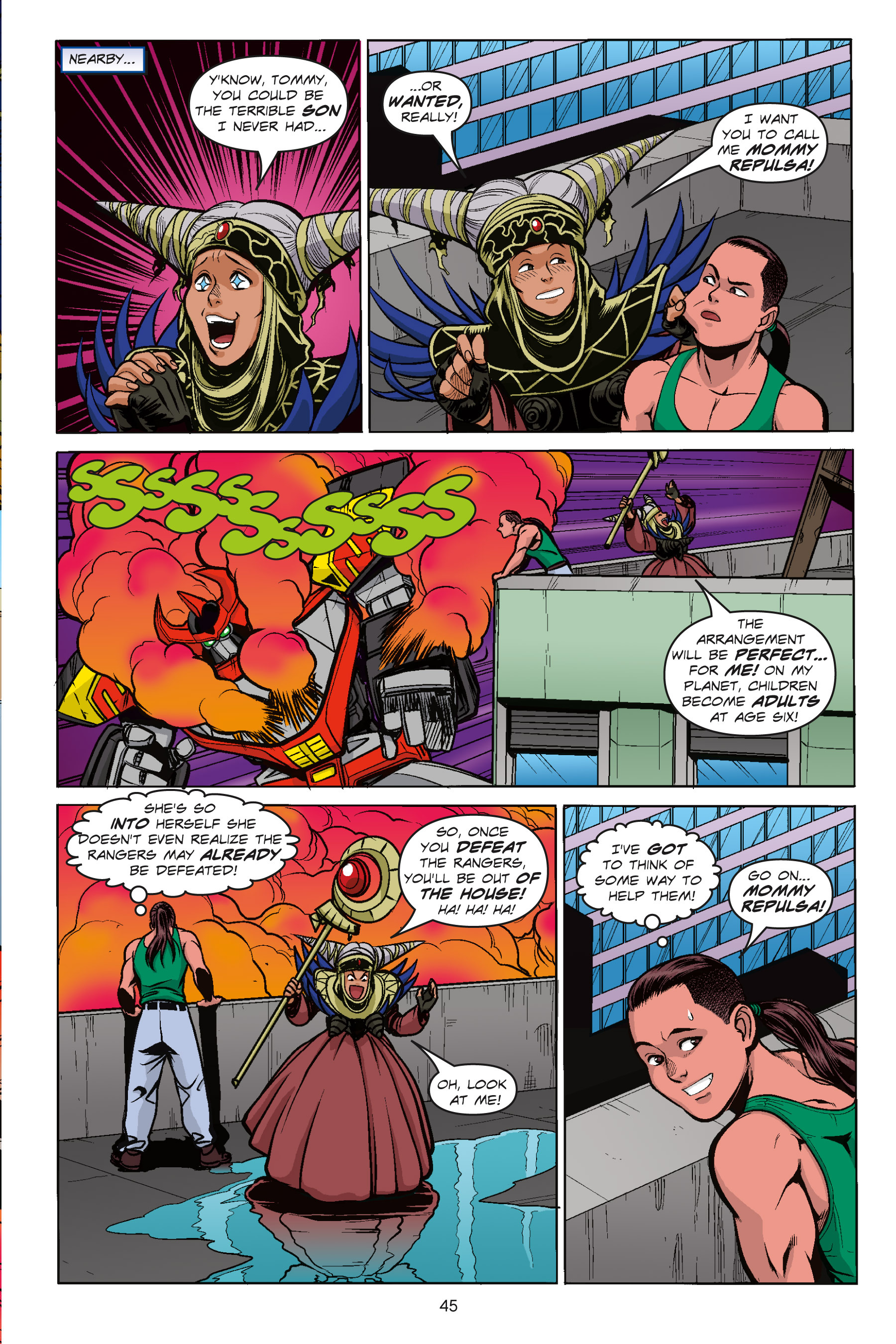 Read online Mighty Morphin Power Rangers: Going Green comic -  Issue # Full - 45
