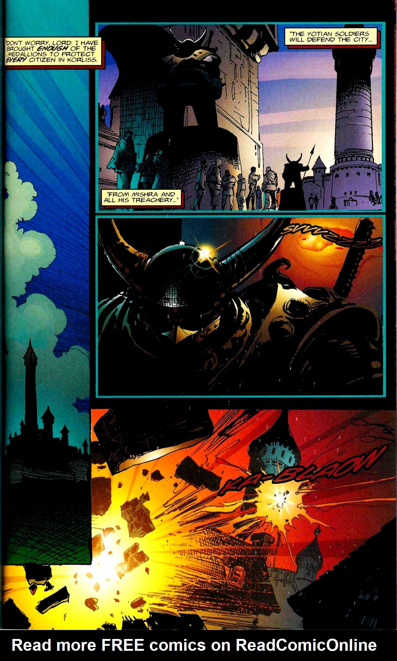 Read online Urza-Mishra War on the World of Magic: The Gathering comic -  Issue #1 - 39