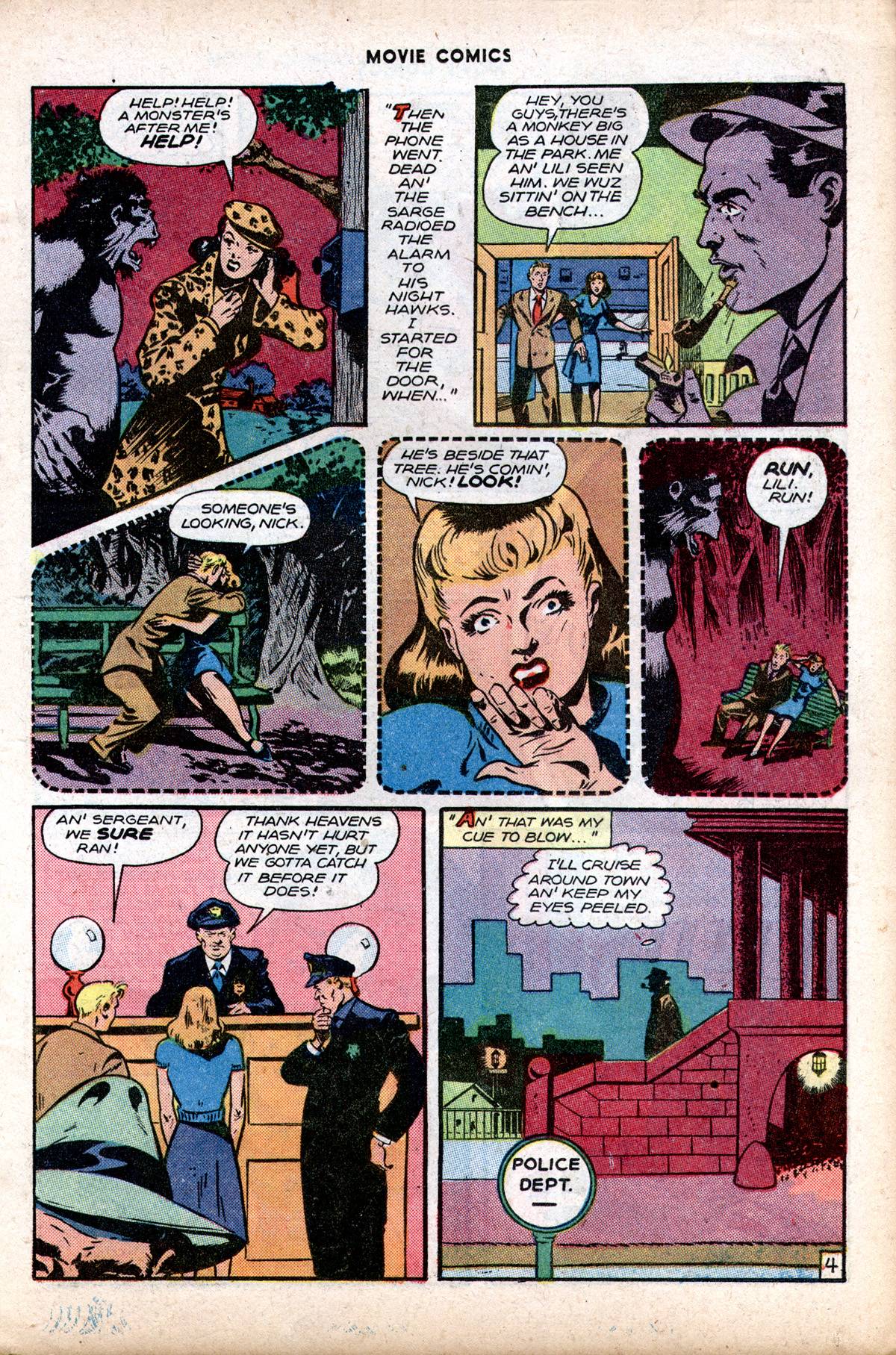 Read online Movie Comics (1946) comic -  Issue #3 - 19
