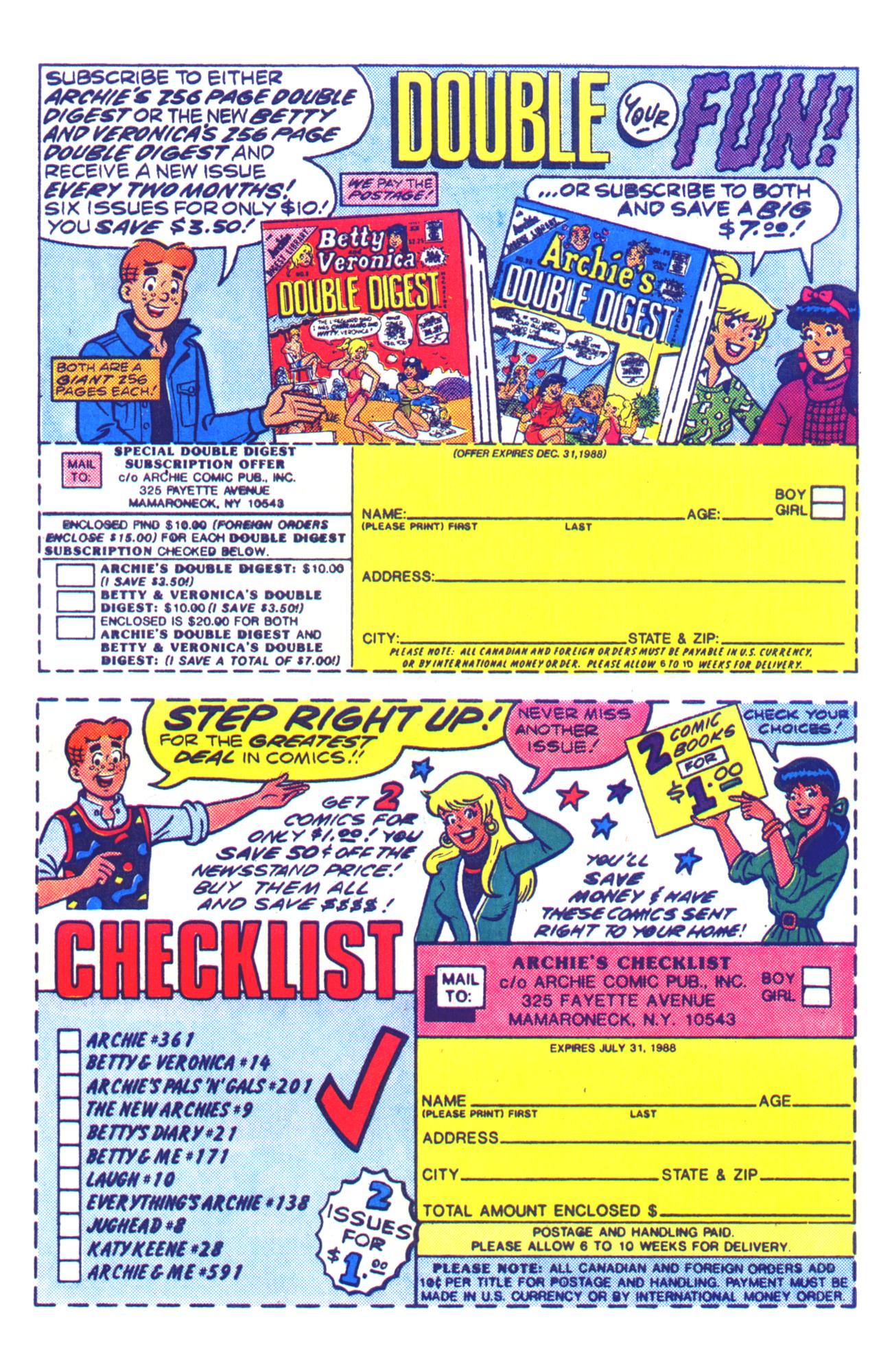 Read online Archie Giant Series Magazine comic -  Issue #590 - 10