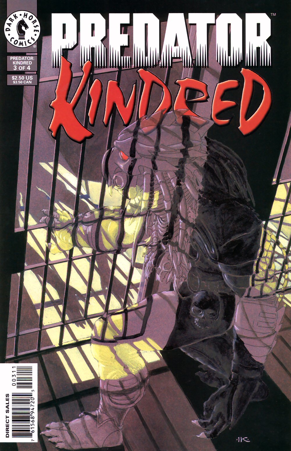 Read online Predator: Kindred comic -  Issue #3 - 1