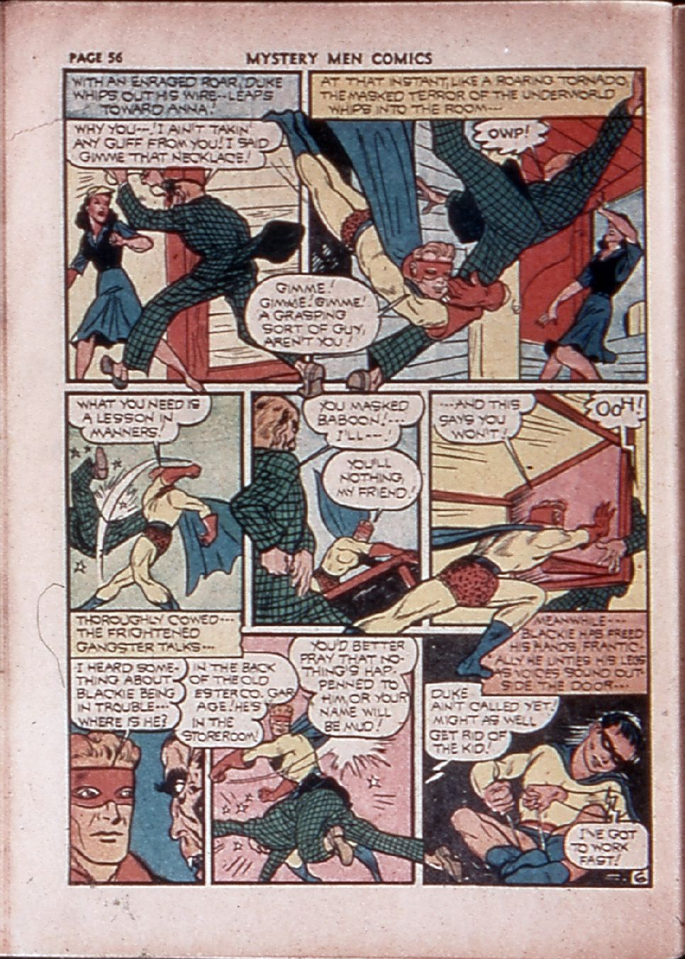 Read online Mystery Men Comics comic -  Issue #28 - 57