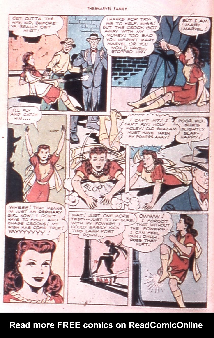 Read online The Marvel Family comic -  Issue #31 - 20