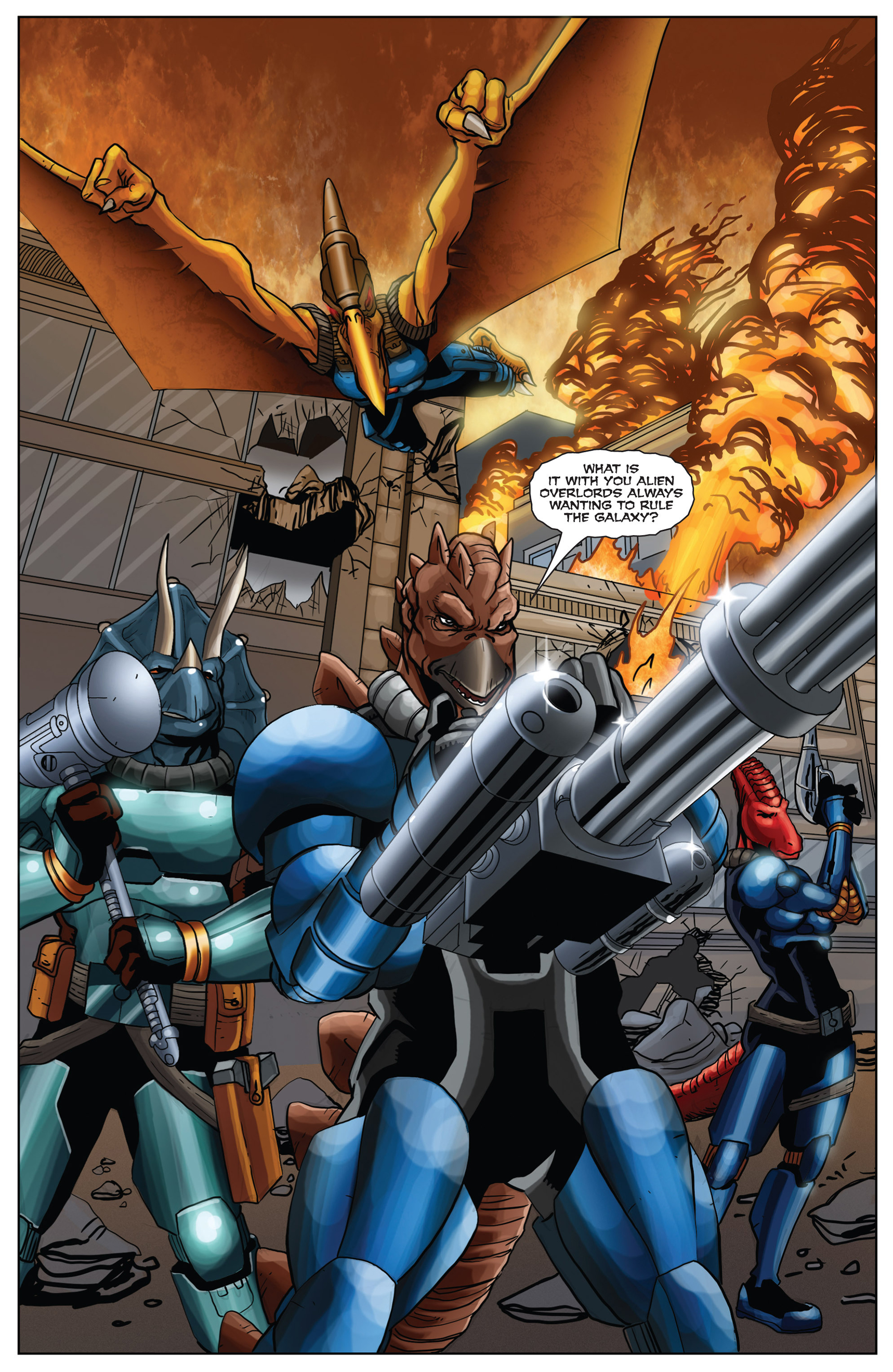 Read online Jurassic StrikeForce 5 comic -  Issue #5 - 14