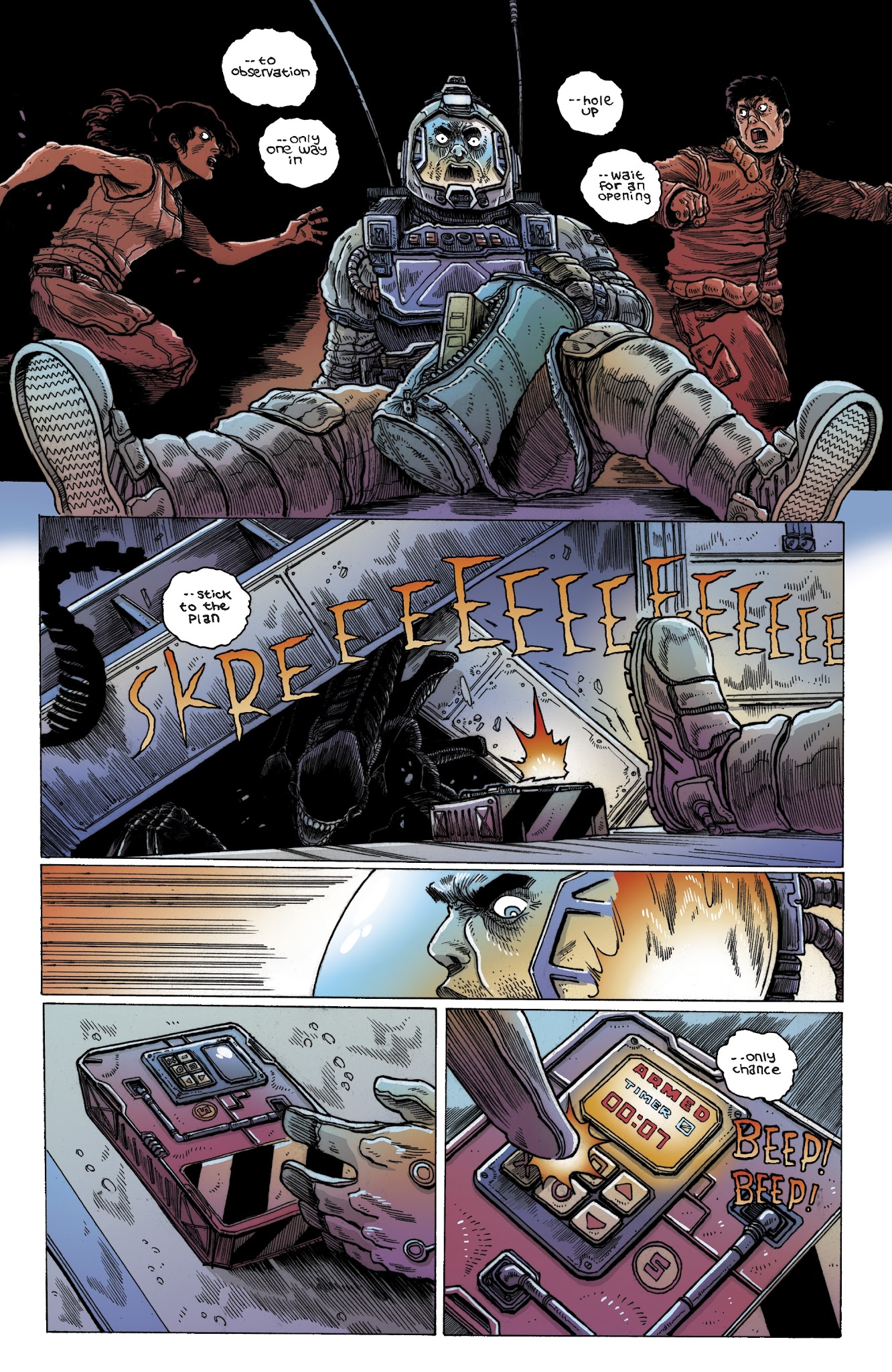 Read online Aliens: Dead Orbit comic -  Issue #4 - 9