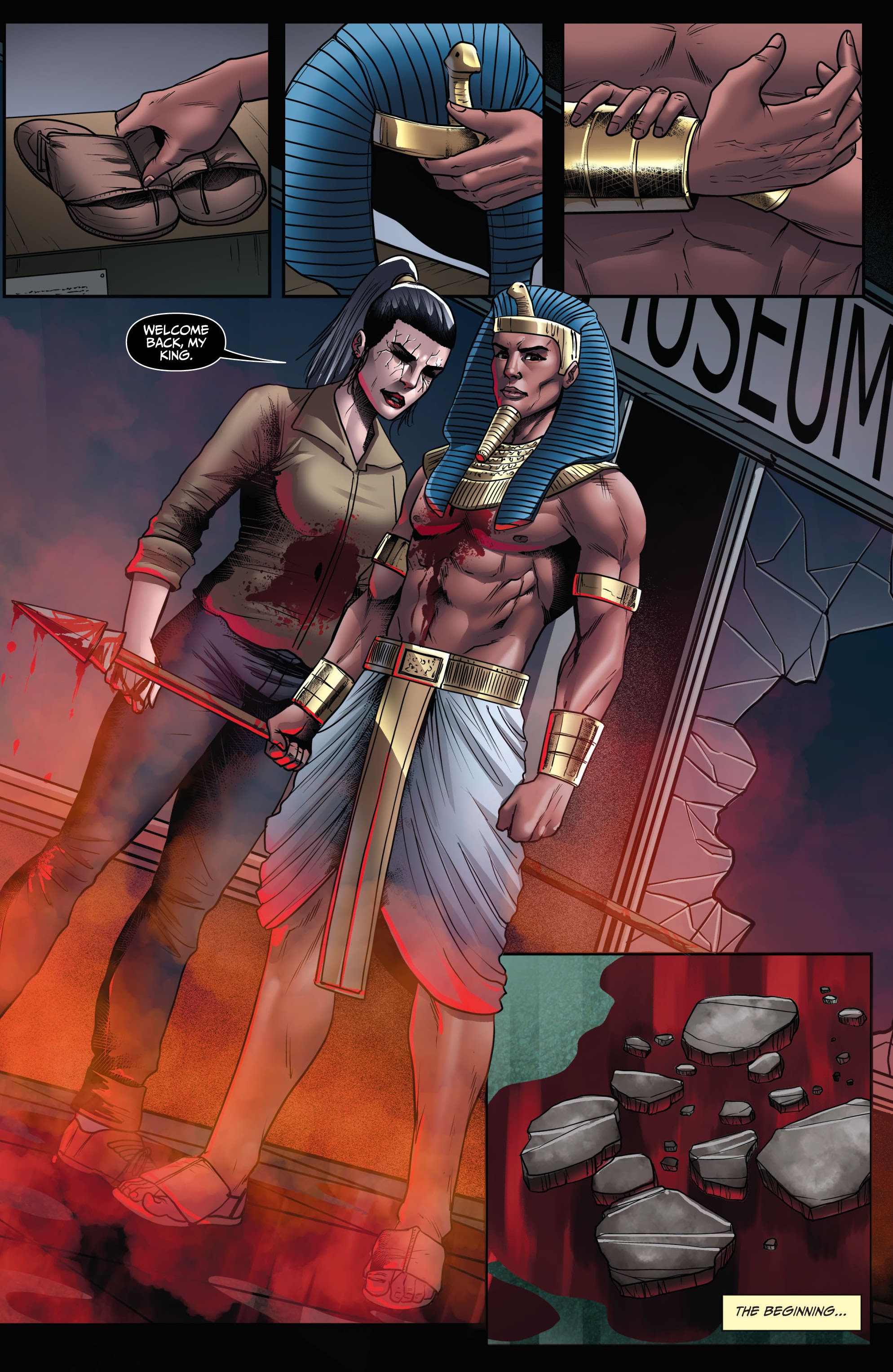 Read online Myths & Legends Quarterly: Blood Pharaoh comic -  Issue # Full - 74