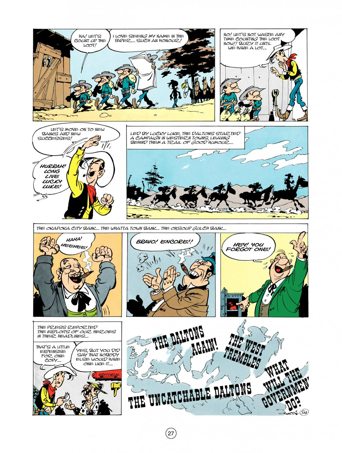 Read online A Lucky Luke Adventure comic -  Issue #28 - 28