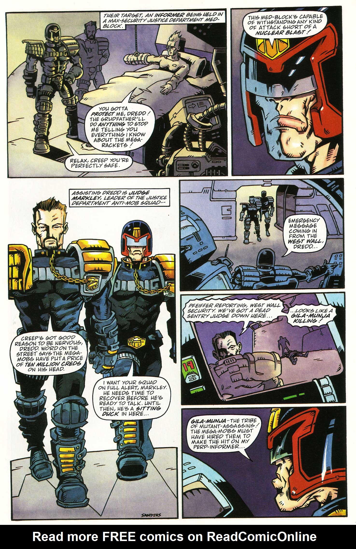 Read online Judge Dredd Lawman of the Future comic -  Issue #13 - 21