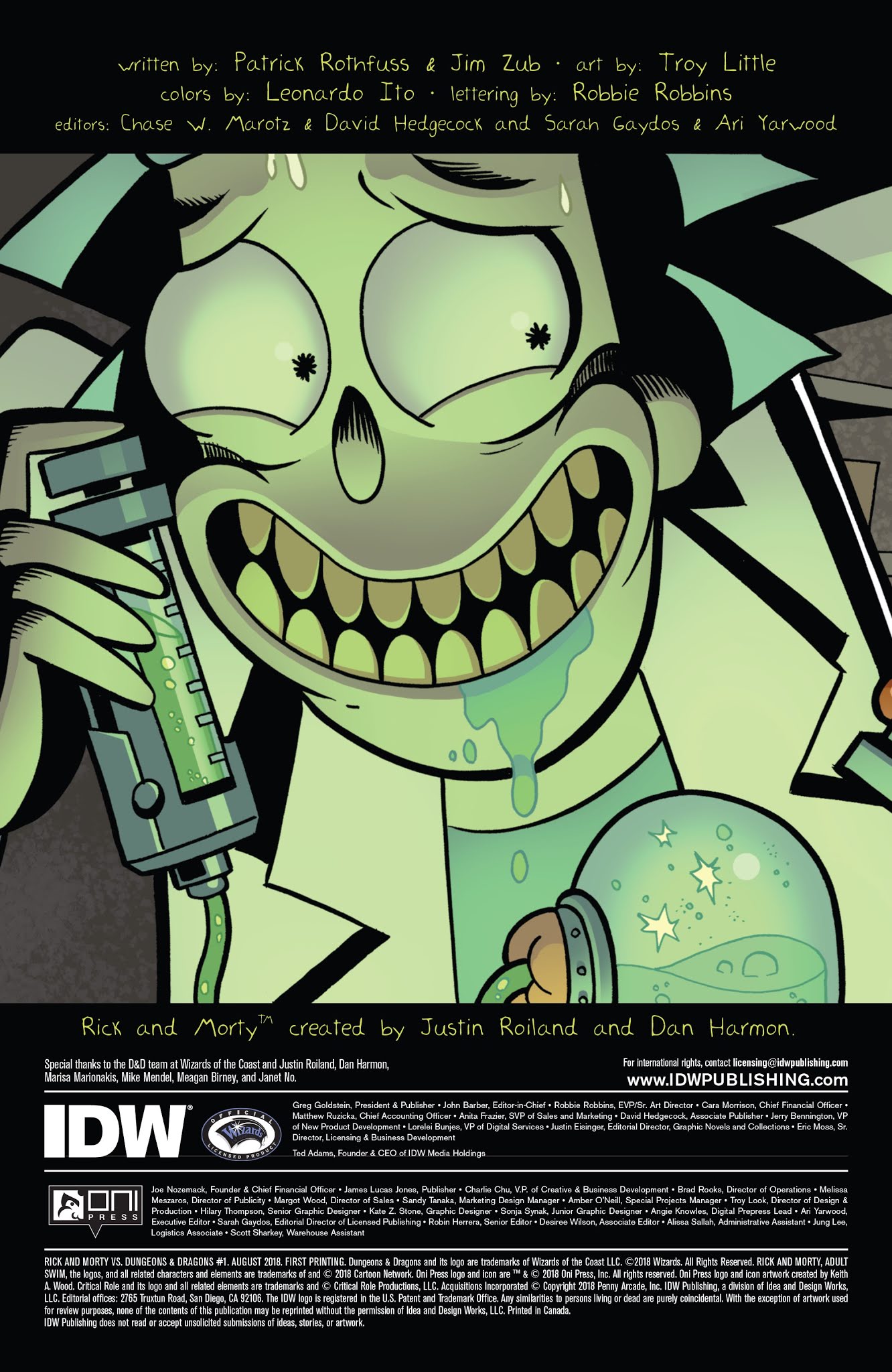 Read online Rick and Morty vs Dungeons & Dragons comic -  Issue #1 - 2