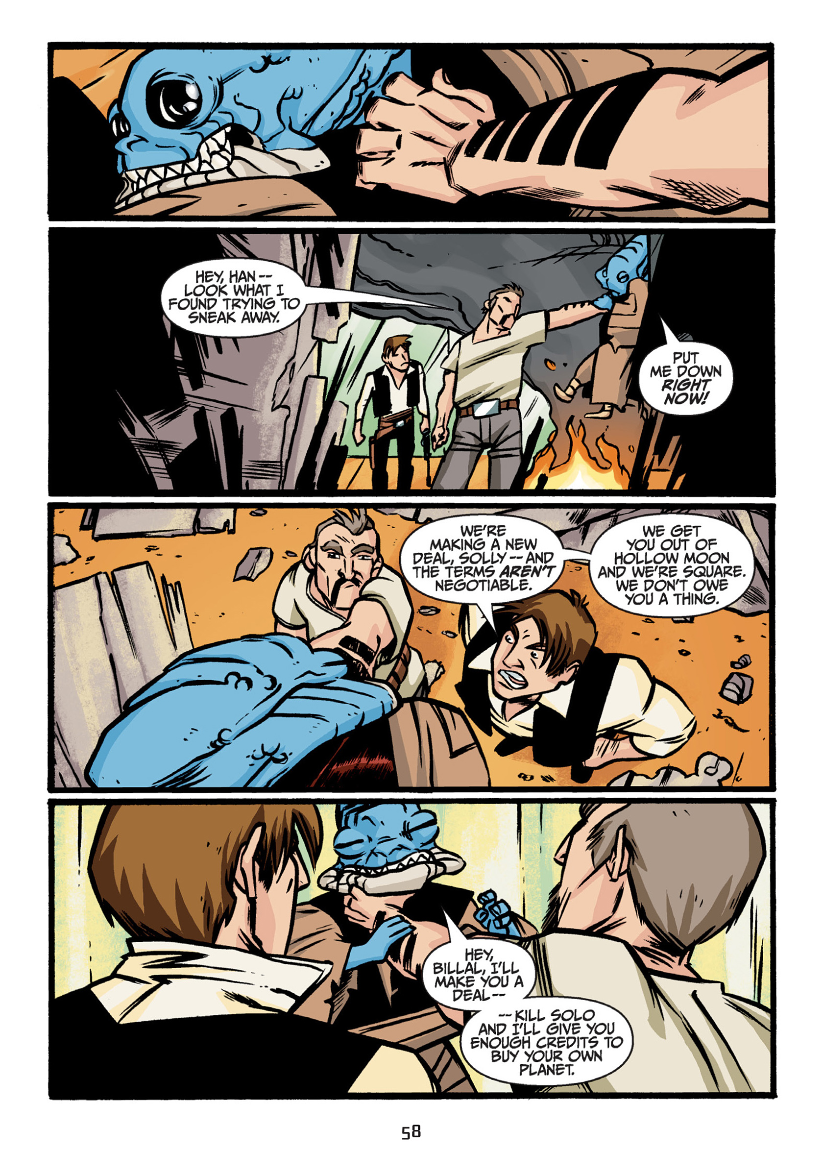 Read online Star Wars Adventures comic -  Issue # Issue Han Solo and the Hollow Moon of Khorya - 60