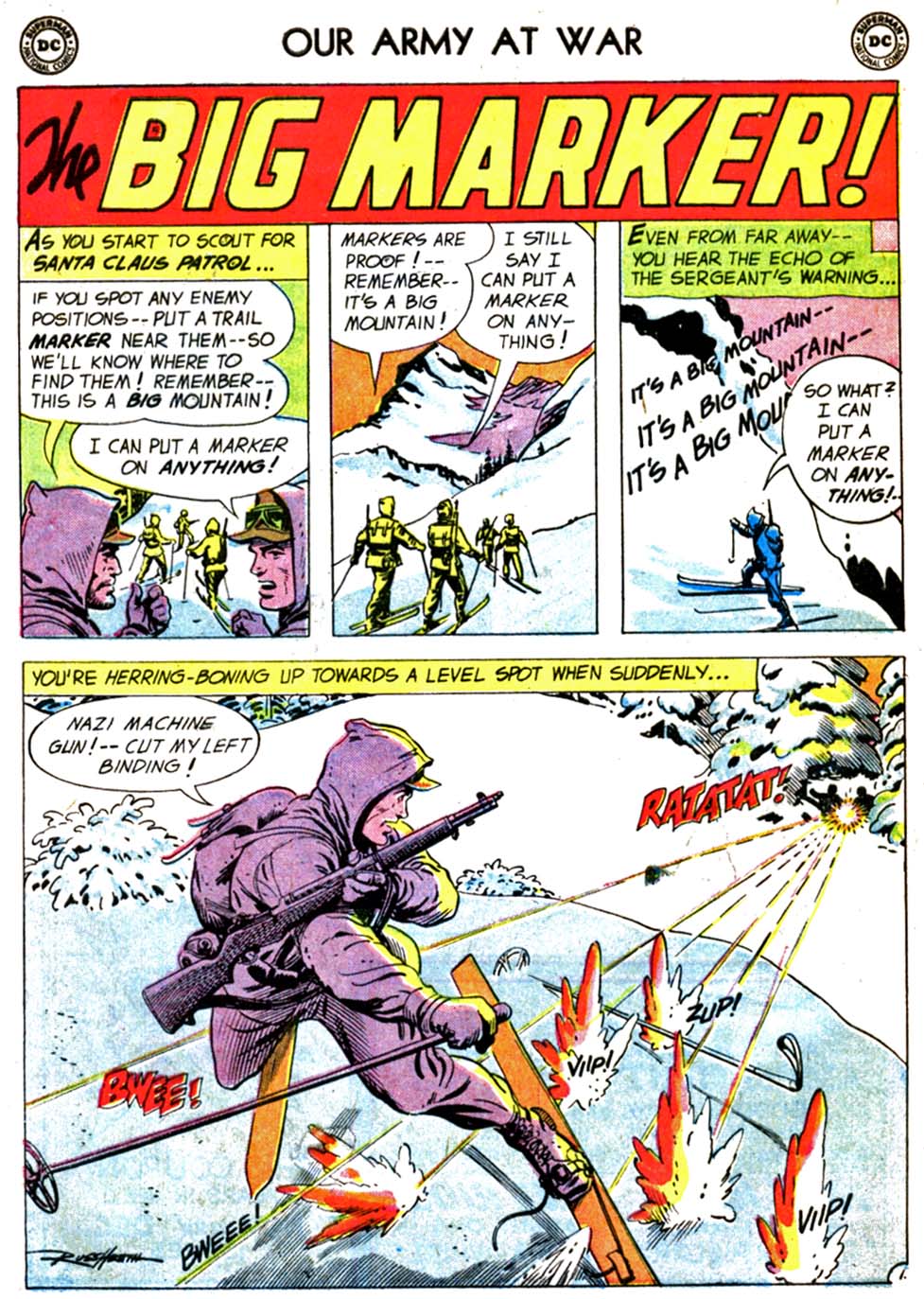 Read online Our Army at War (1952) comic -  Issue #76 - 28