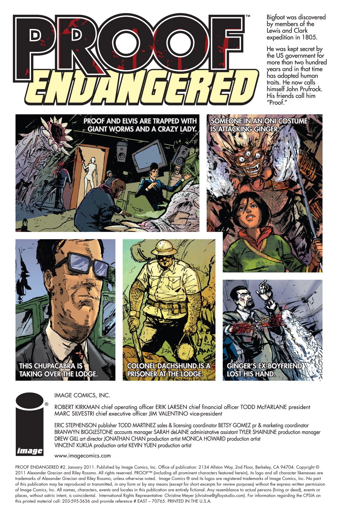 Read online Proof: Endangered comic -  Issue #2 - 2