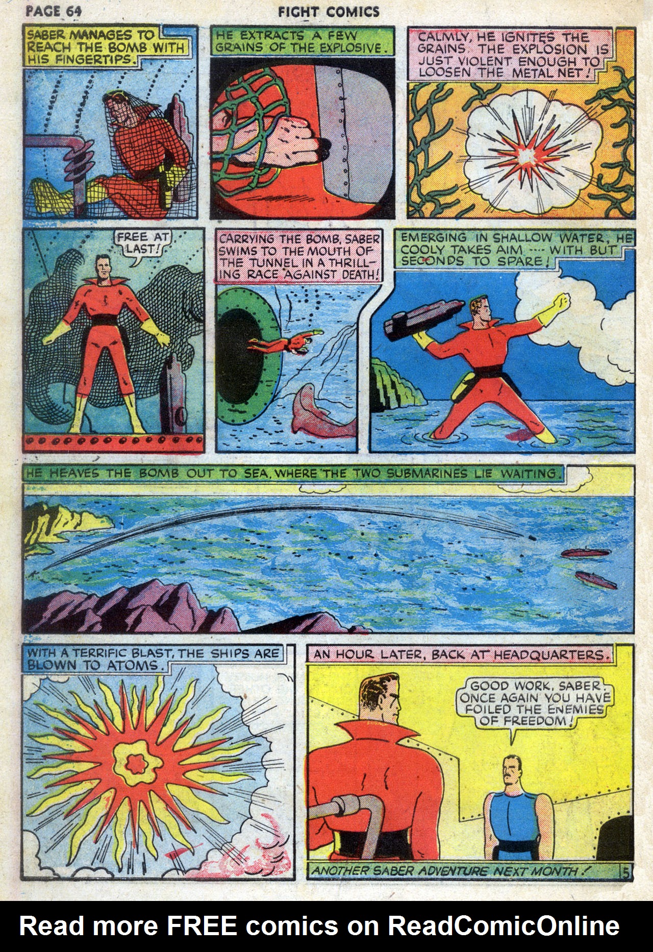 Read online Fight Comics comic -  Issue #9 - 66