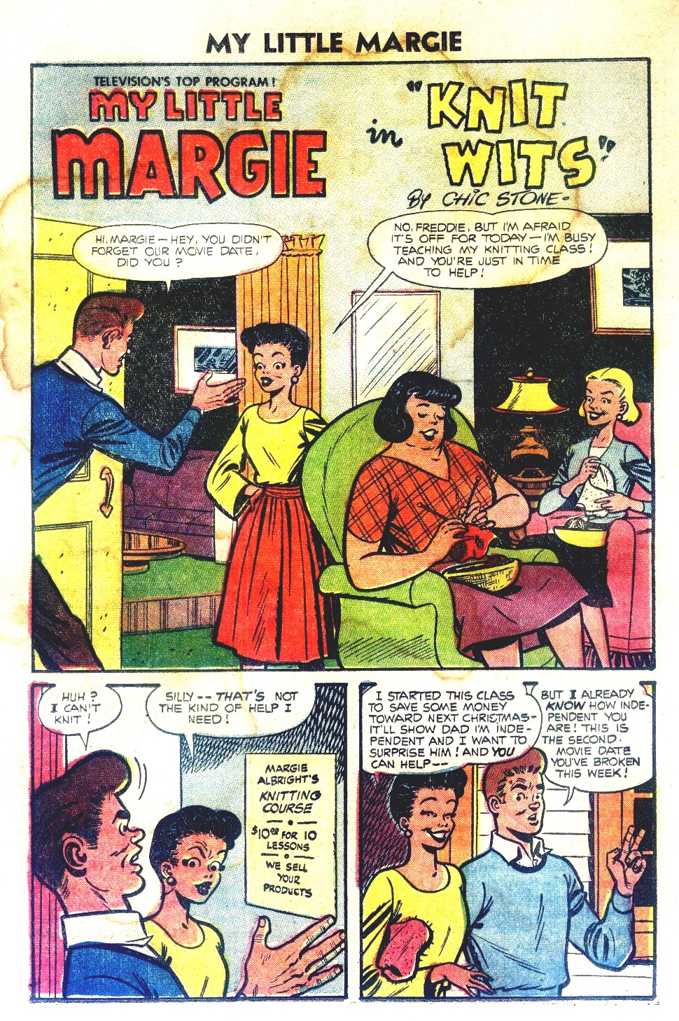 Read online My Little Margie (1954) comic -  Issue #8 - 18