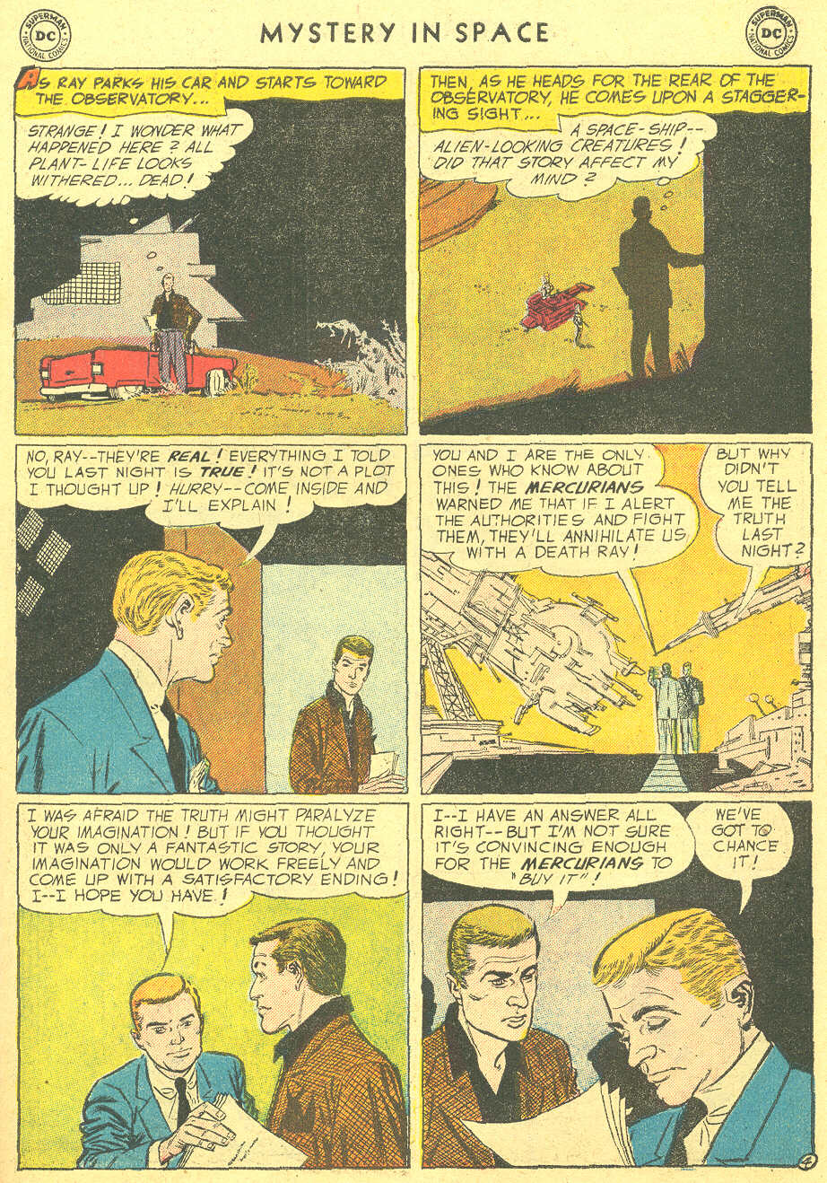 Read online Mystery in Space (1951) comic -  Issue #29 - 31