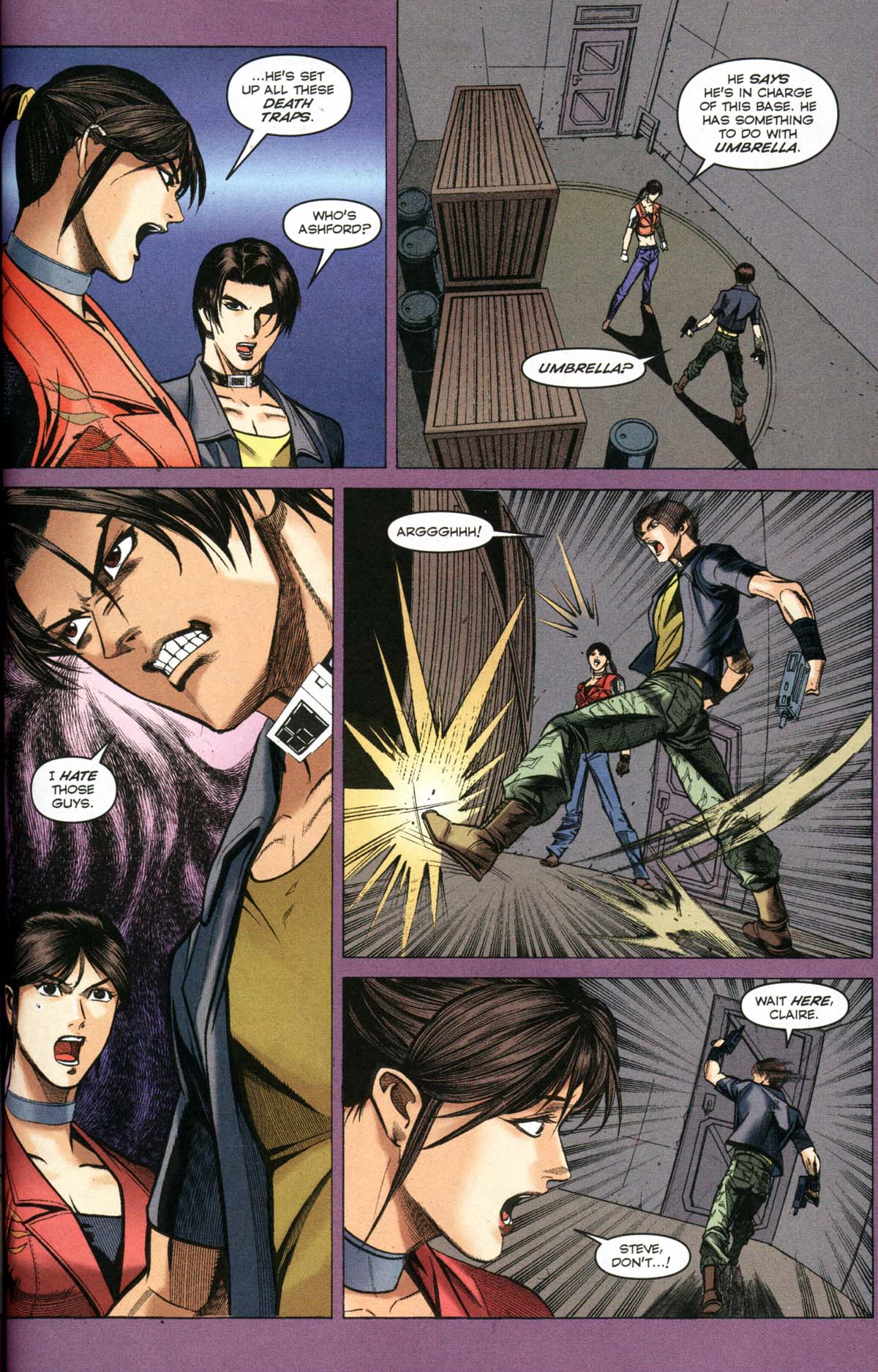 Read online Resident Evil Code: Veronica comic -  Issue #1 - 103