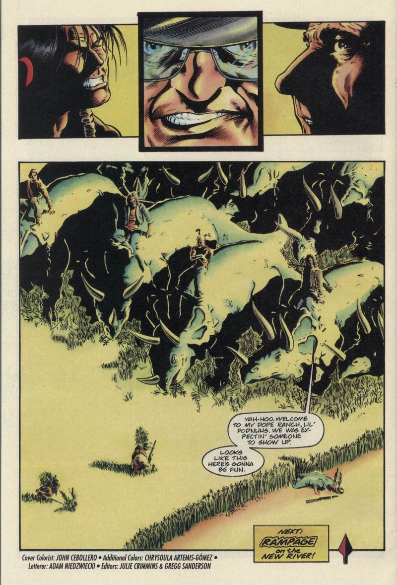 Read online Turok, Dinosaur Hunter (1993) comic -  Issue #21 - 22